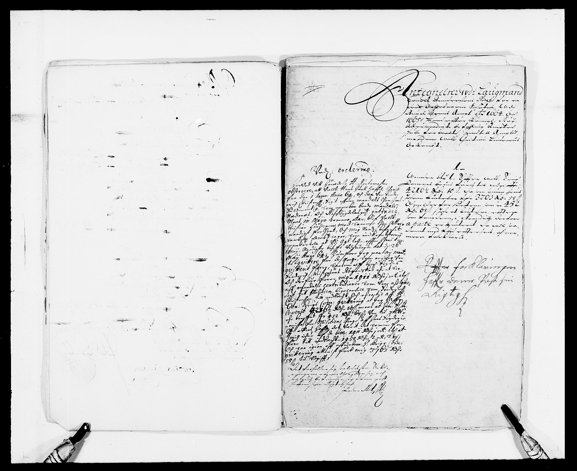 Rentekammeret inntil 1814, Reviderte regnskaper, Fogderegnskap, RA/EA-4092/R39/L2296: Fogderegnskap Nedenes, 1664-1666, p. 385