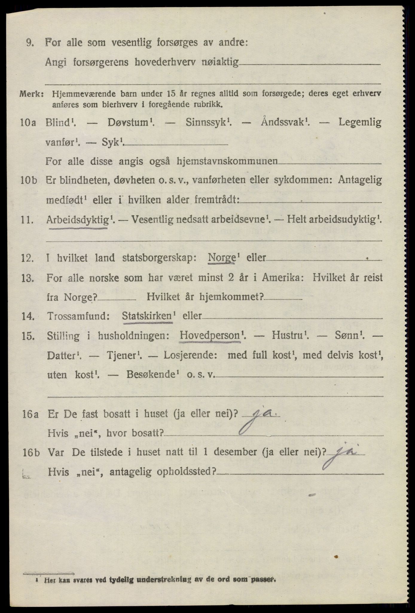 SAO, 1920 census for Kråkstad, 1920, p. 7388