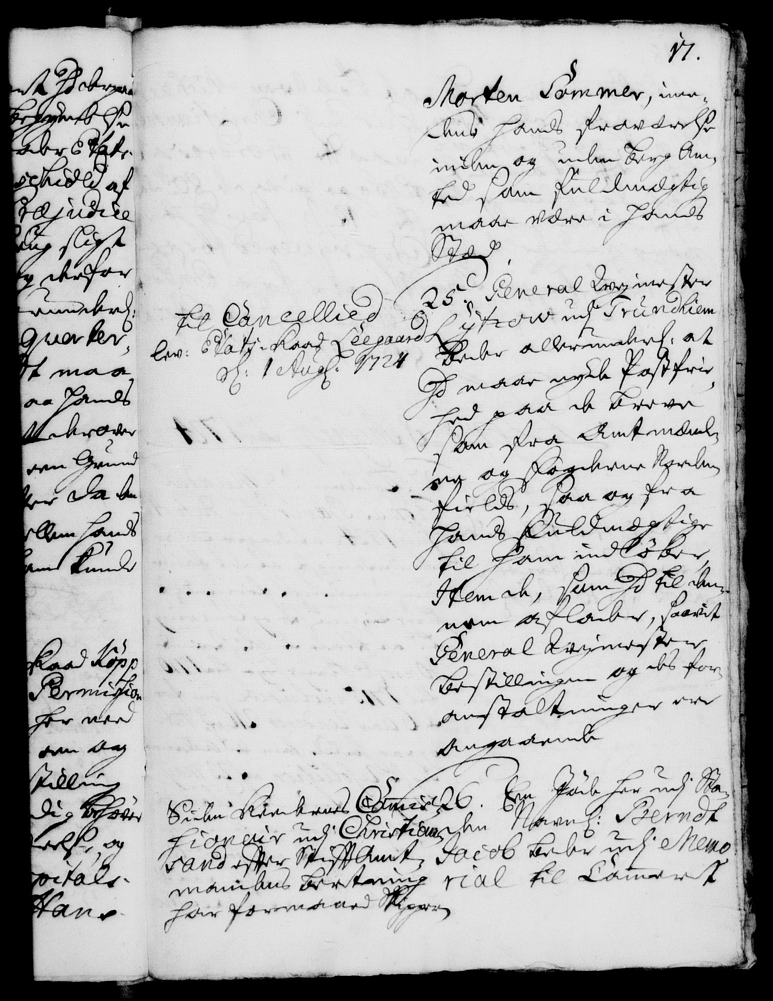 Rentekammeret, Kammerkanselliet, RA/EA-3111/G/Gh/Gha/L0007: Norsk ekstraktmemorialprotokoll (merket RK 53.52), 1724-1725, p. 17