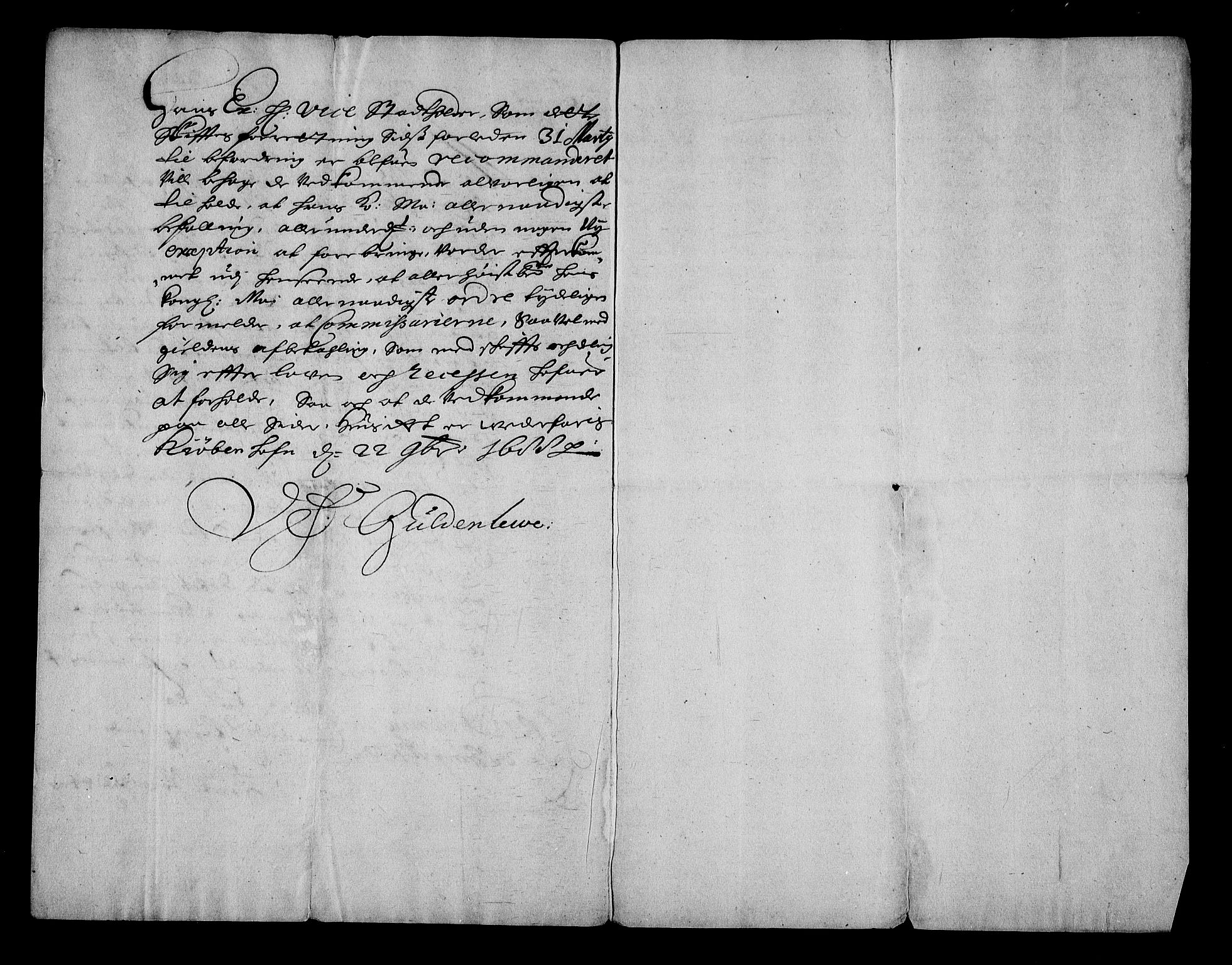Stattholderembetet 1572-1771, RA/EA-2870/Af/L0002: Avskrifter av vedlegg til originale supplikker, nummerert i samsvar med supplikkbøkene, 1687-1689, p. 251