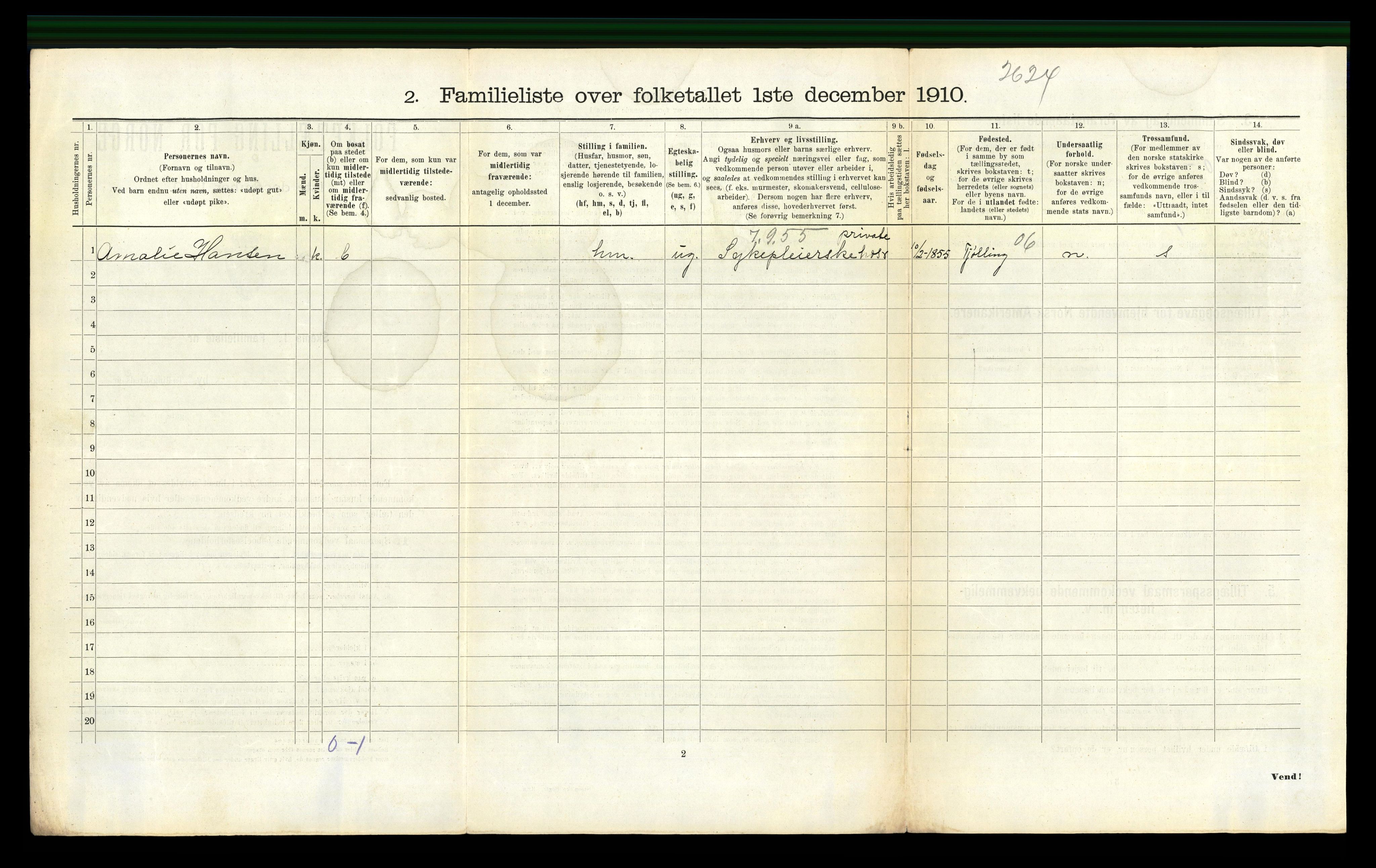 RA, 1910 census for Sandefjord, 1910, p. 365