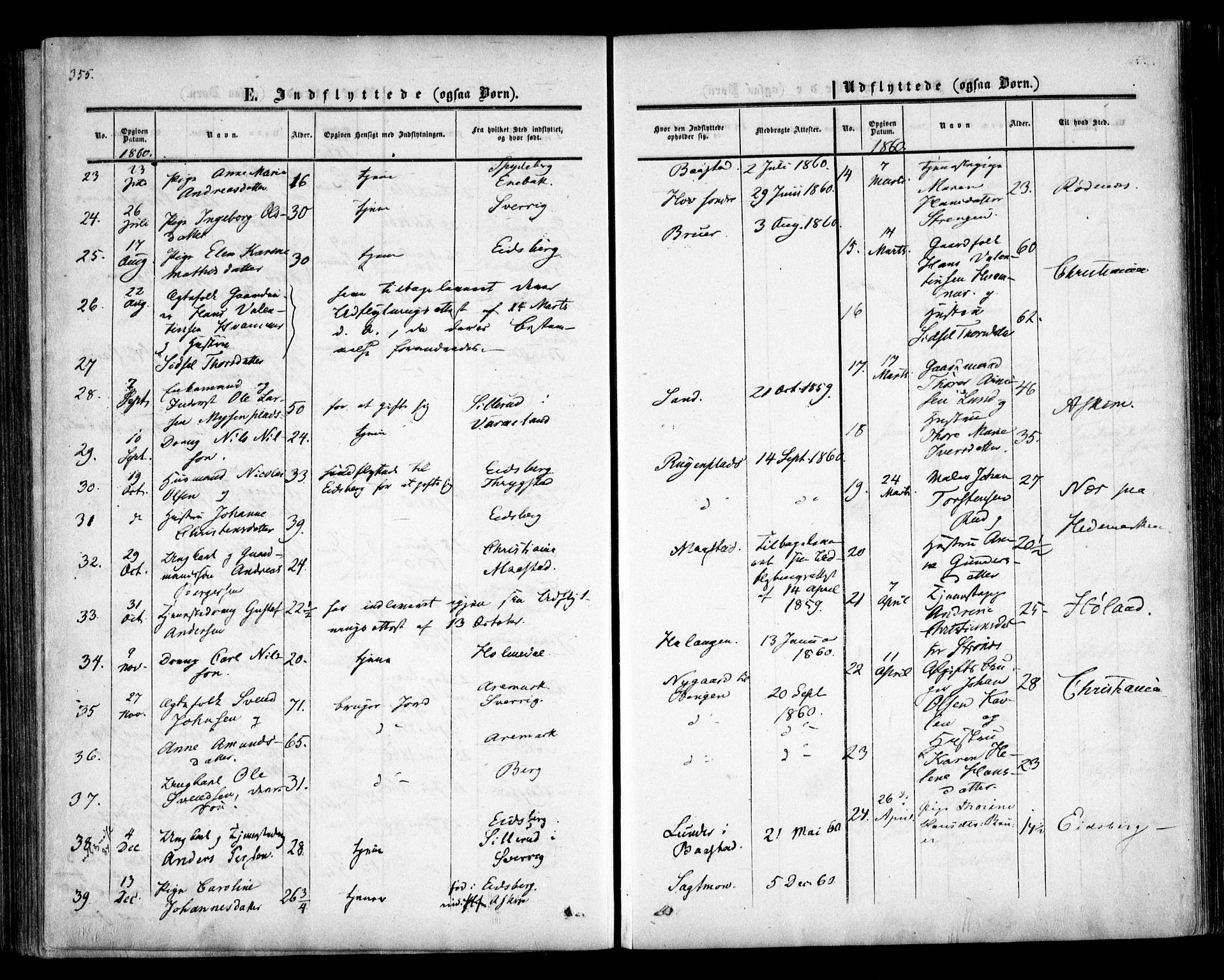 Trøgstad prestekontor Kirkebøker, SAO/A-10925/F/Fa/L0008.b: Parish register (official) no. I 8B, 1855-1864, p. 355