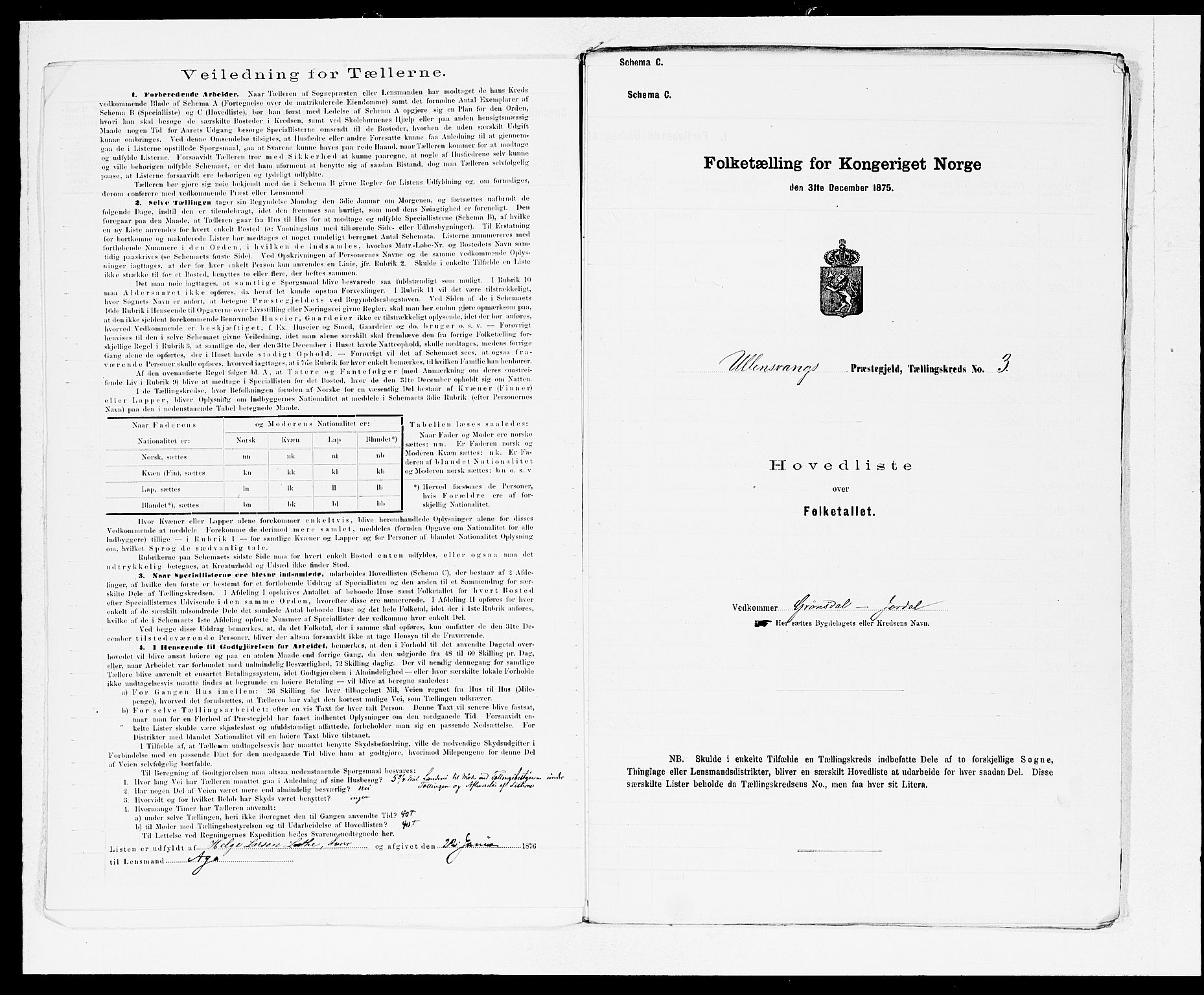 SAB, 1875 census for 1230P Ullensvang, 1875, p. 6