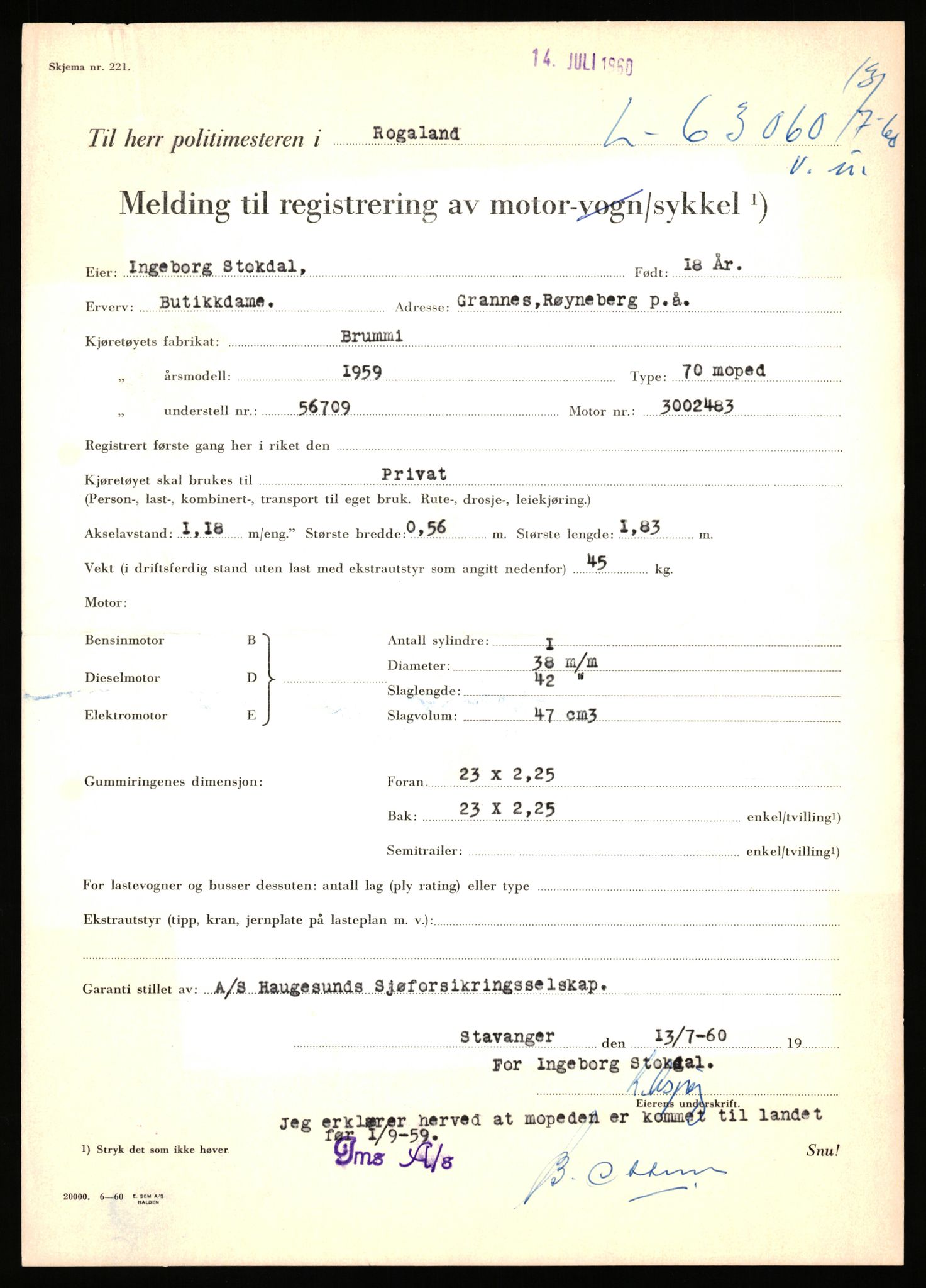 Stavanger trafikkstasjon, AV/SAST-A-101942/0/F/L0063: L-62700 - L-63799, 1930-1971, p. 1019