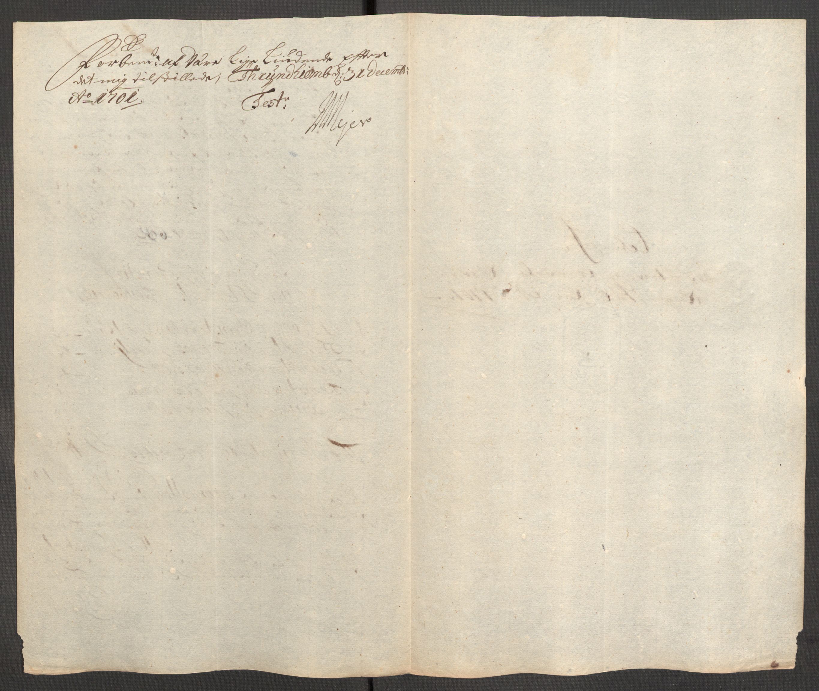 Rentekammeret inntil 1814, Reviderte regnskaper, Fogderegnskap, RA/EA-4092/R62/L4193: Fogderegnskap Stjørdal og Verdal, 1701-1702, p. 109