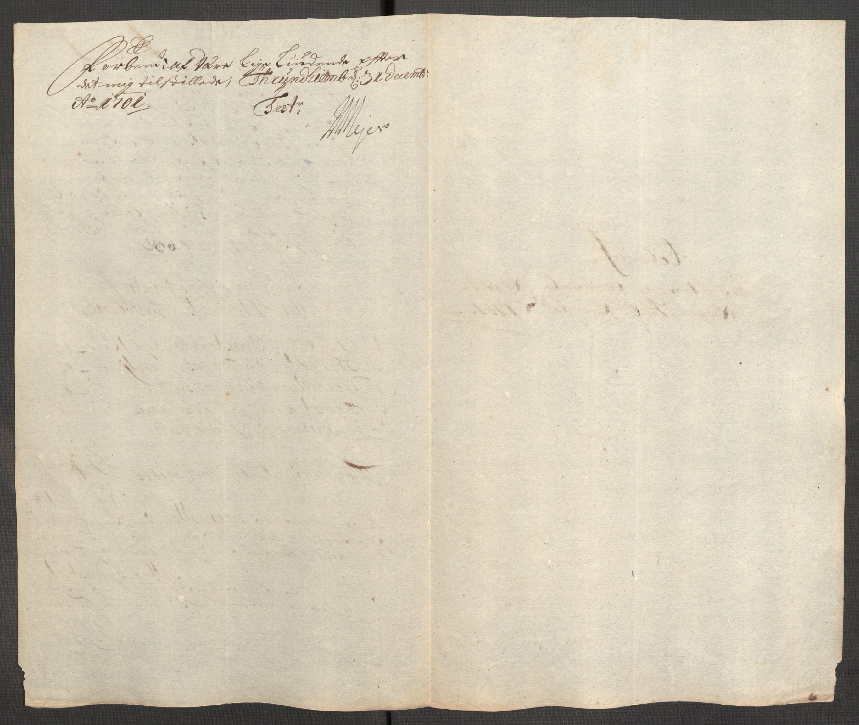 Rentekammeret inntil 1814, Reviderte regnskaper, Fogderegnskap, AV/RA-EA-4092/R62/L4193: Fogderegnskap Stjørdal og Verdal, 1701-1702, p. 109