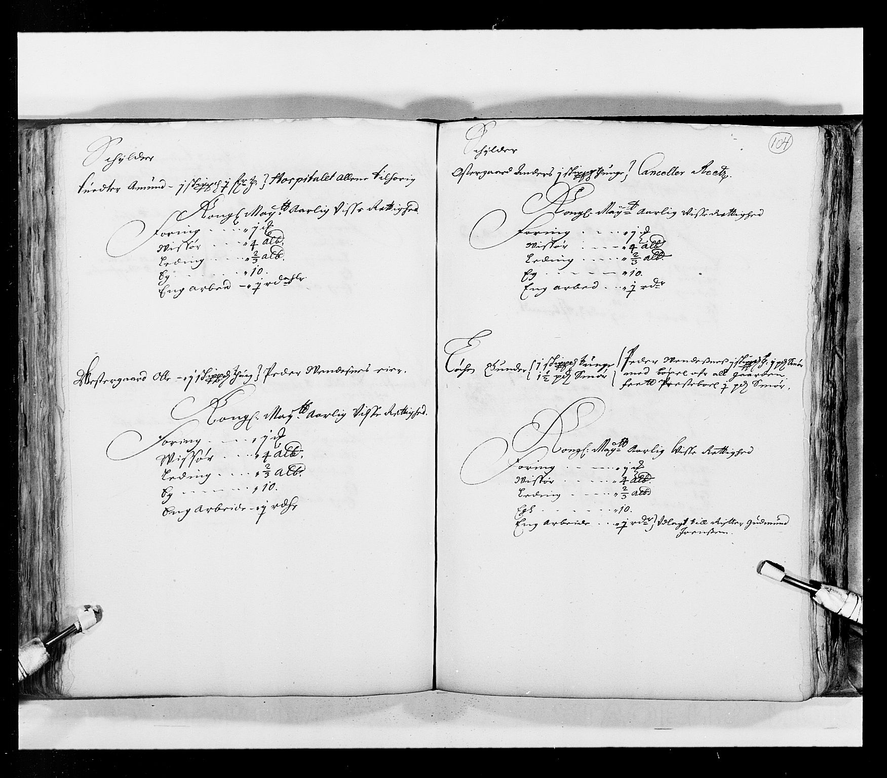 Stattholderembetet 1572-1771, AV/RA-EA-2870/Ek/L0033a/0001: Jordebøker 1662-1720: / Matrikkel for Nedre Romerike, 1670, p. 103b-104a