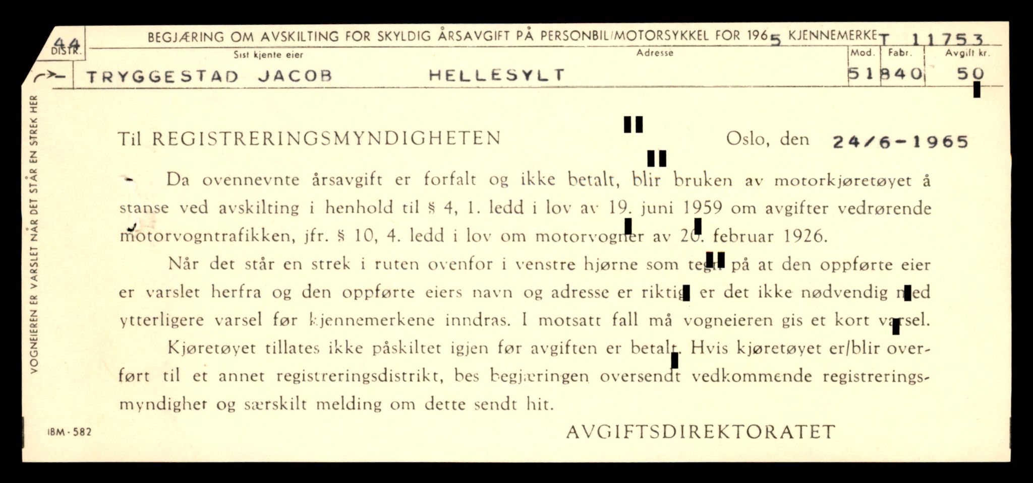 Møre og Romsdal vegkontor - Ålesund trafikkstasjon, AV/SAT-A-4099/F/Fe/L0030: Registreringskort for kjøretøy T 11620 - T 11799, 1927-1998, p. 1771