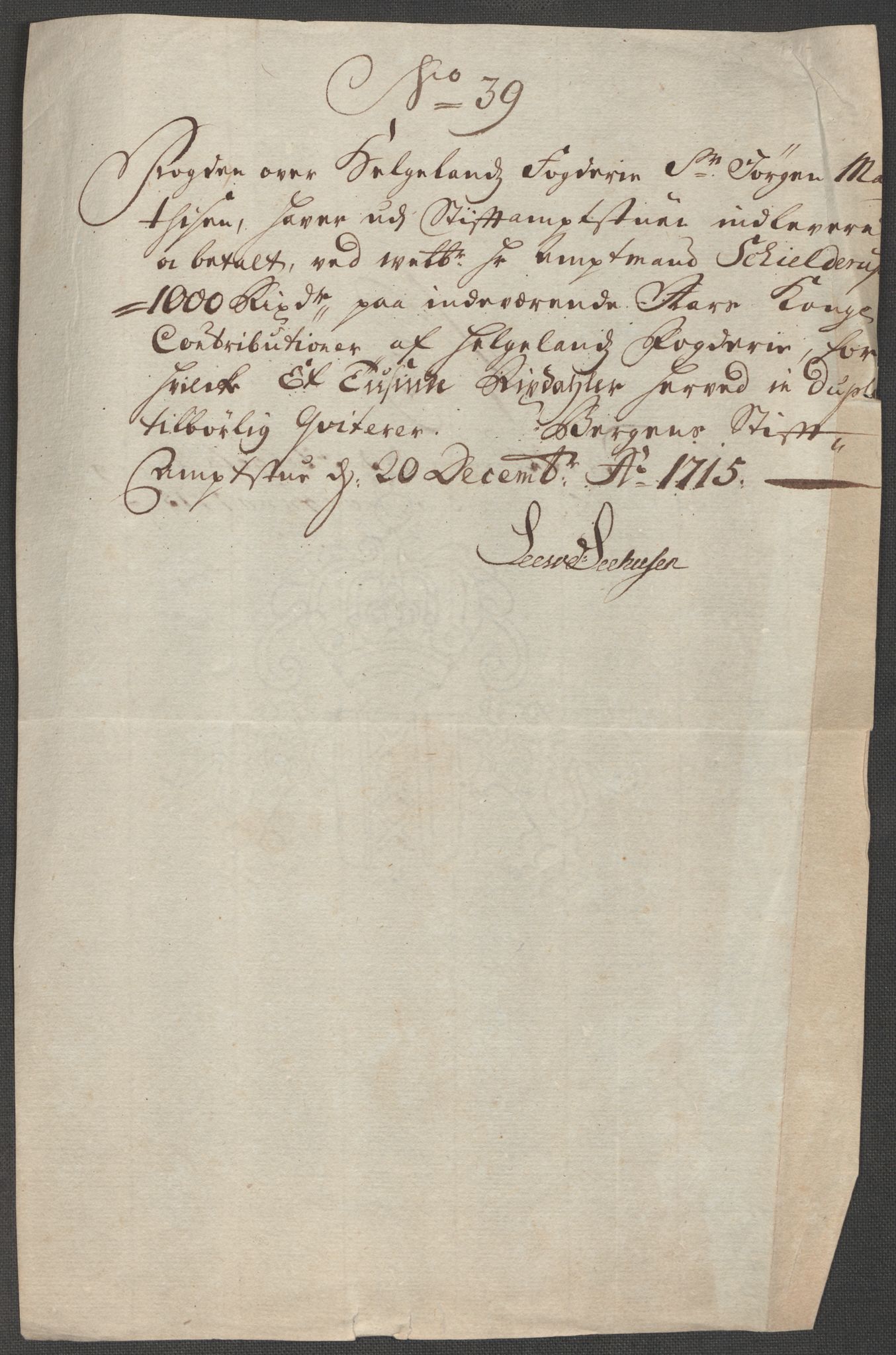 Rentekammeret inntil 1814, Reviderte regnskaper, Fogderegnskap, RA/EA-4092/R65/L4513: Fogderegnskap Helgeland, 1714-1715, p. 679