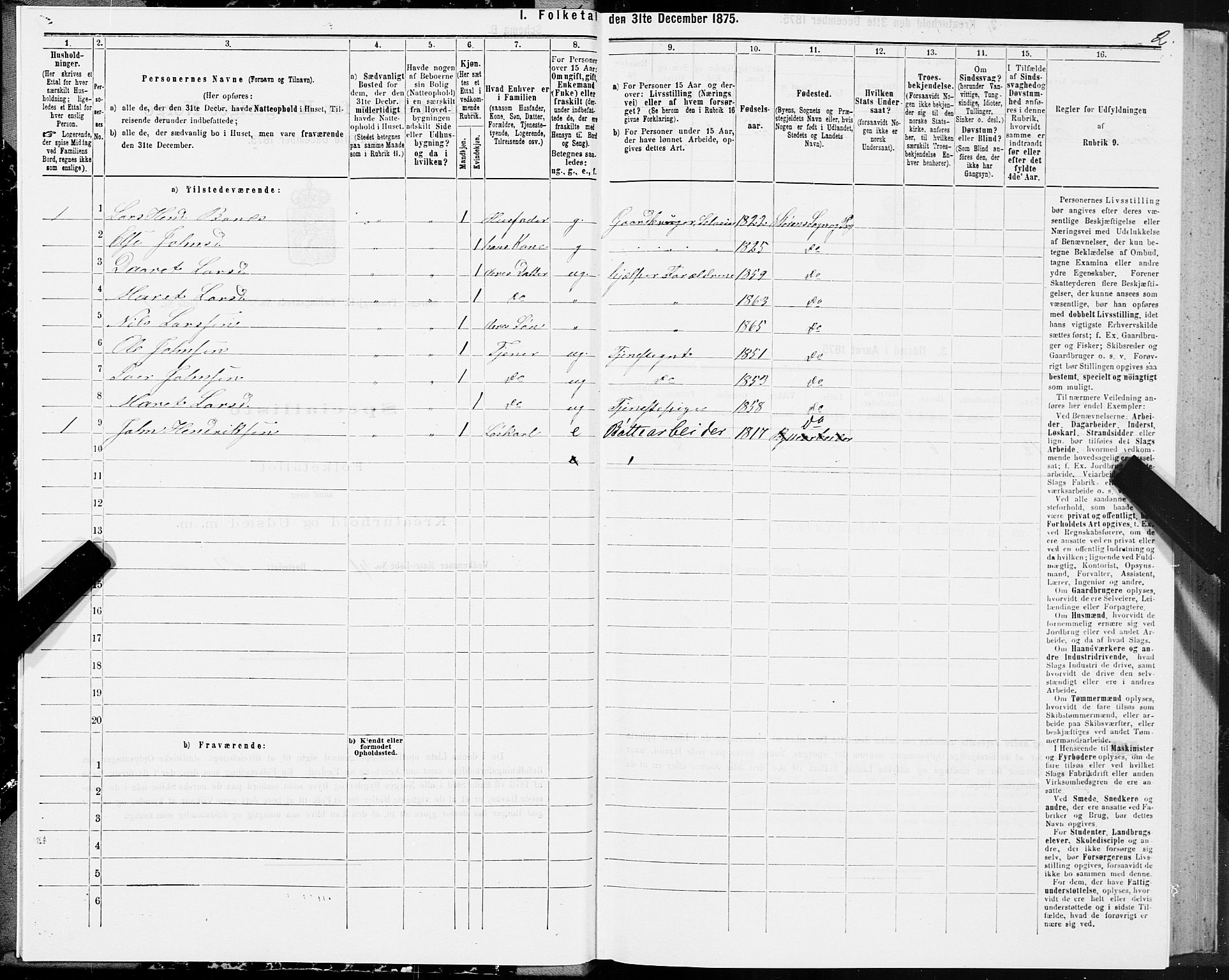 SAT, 1875 census for 1648P Støren, 1875, p. 2002