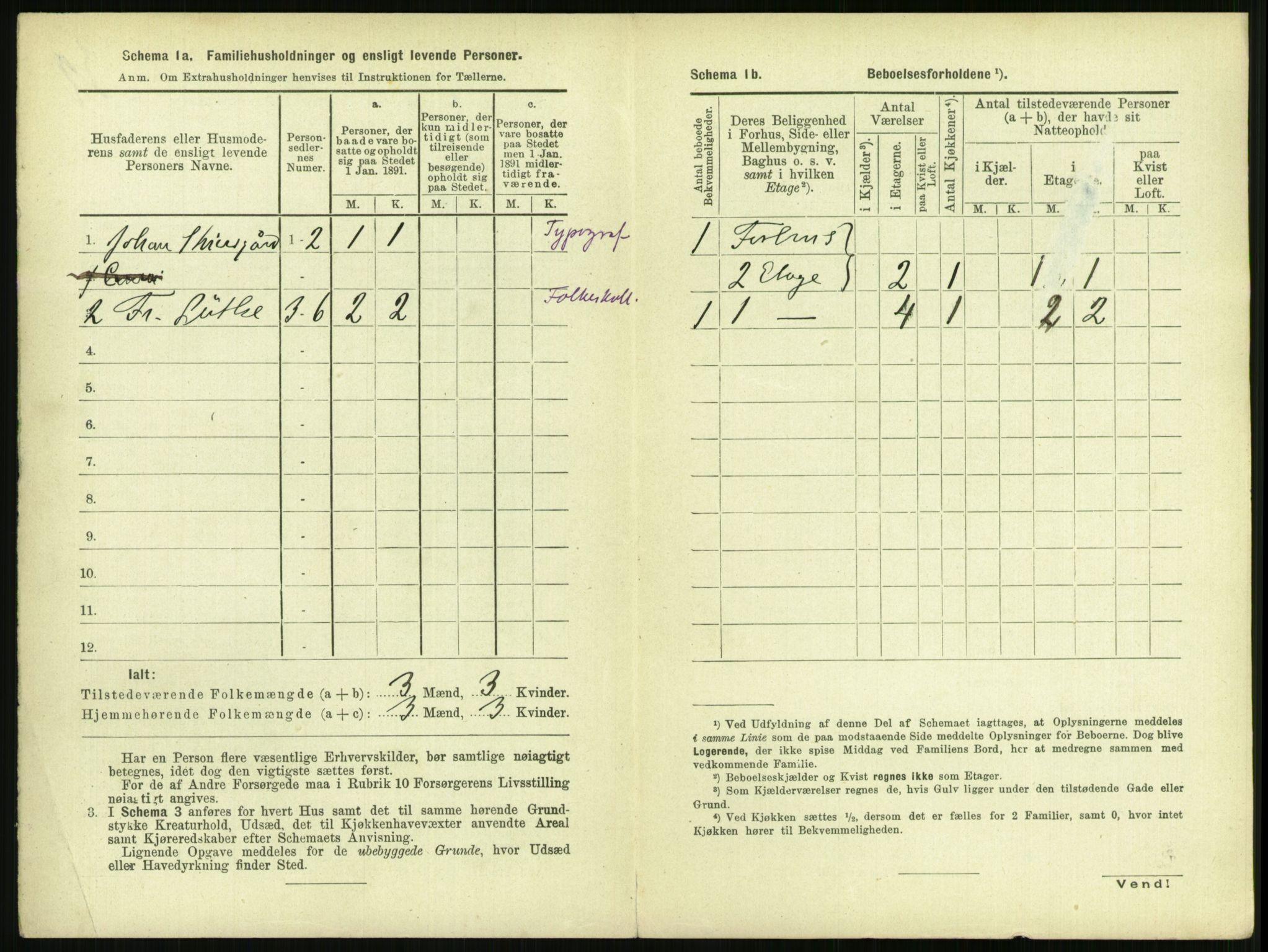 RA, 1891 census for 1103 Stavanger, 1891, p. 1958