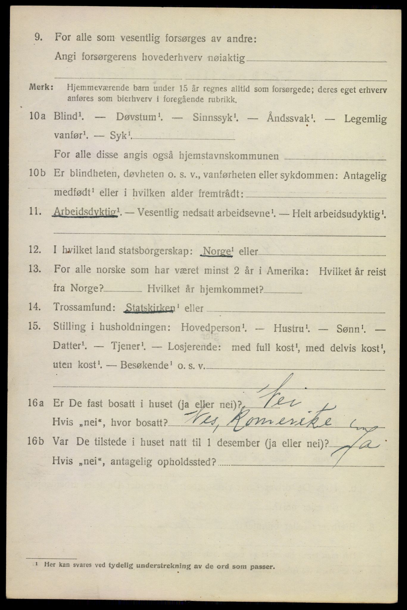 SAO, 1920 census for Kristiania, 1920, p. 364710