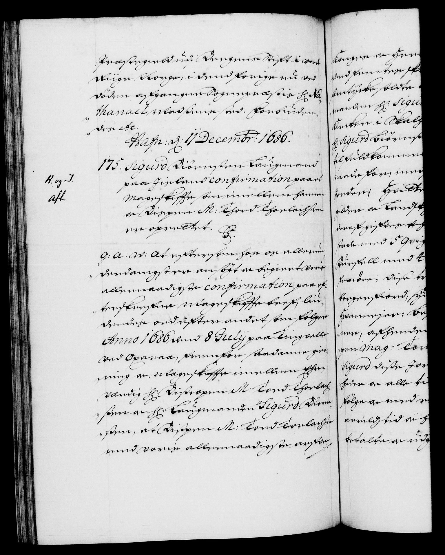 Danske Kanselli 1572-1799, AV/RA-EA-3023/F/Fc/Fca/Fcaa/L0014: Norske registre (mikrofilm), 1685-1687, p. 375b