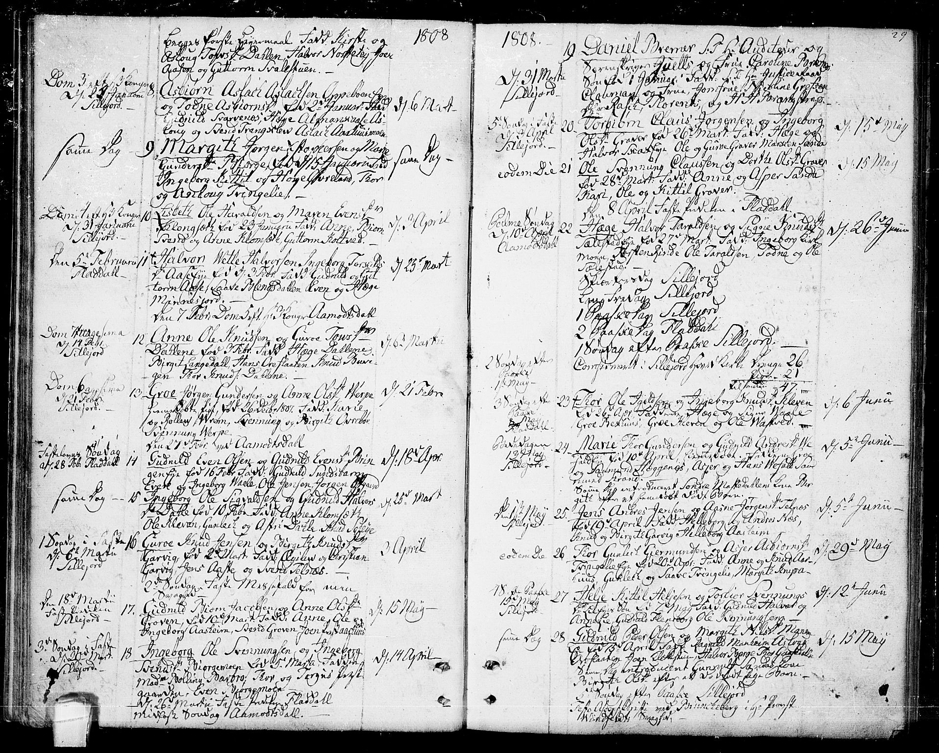 Seljord kirkebøker, SAKO/A-20/F/Fa/L0009: Parish register (official) no. I 9, 1801-1814, p. 29