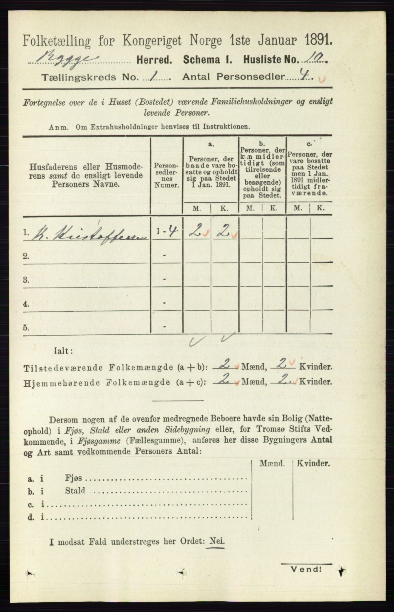 RA, 1891 census for 0136 Rygge, 1891, p. 32
