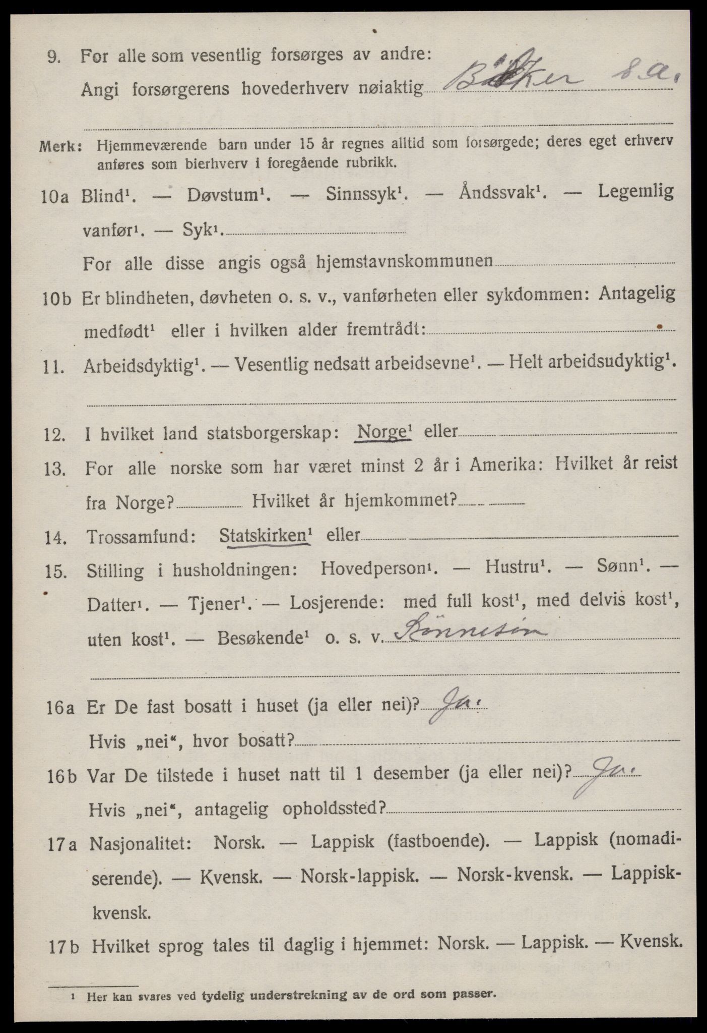 SAT, 1920 census for Rissa, 1920, p. 2920