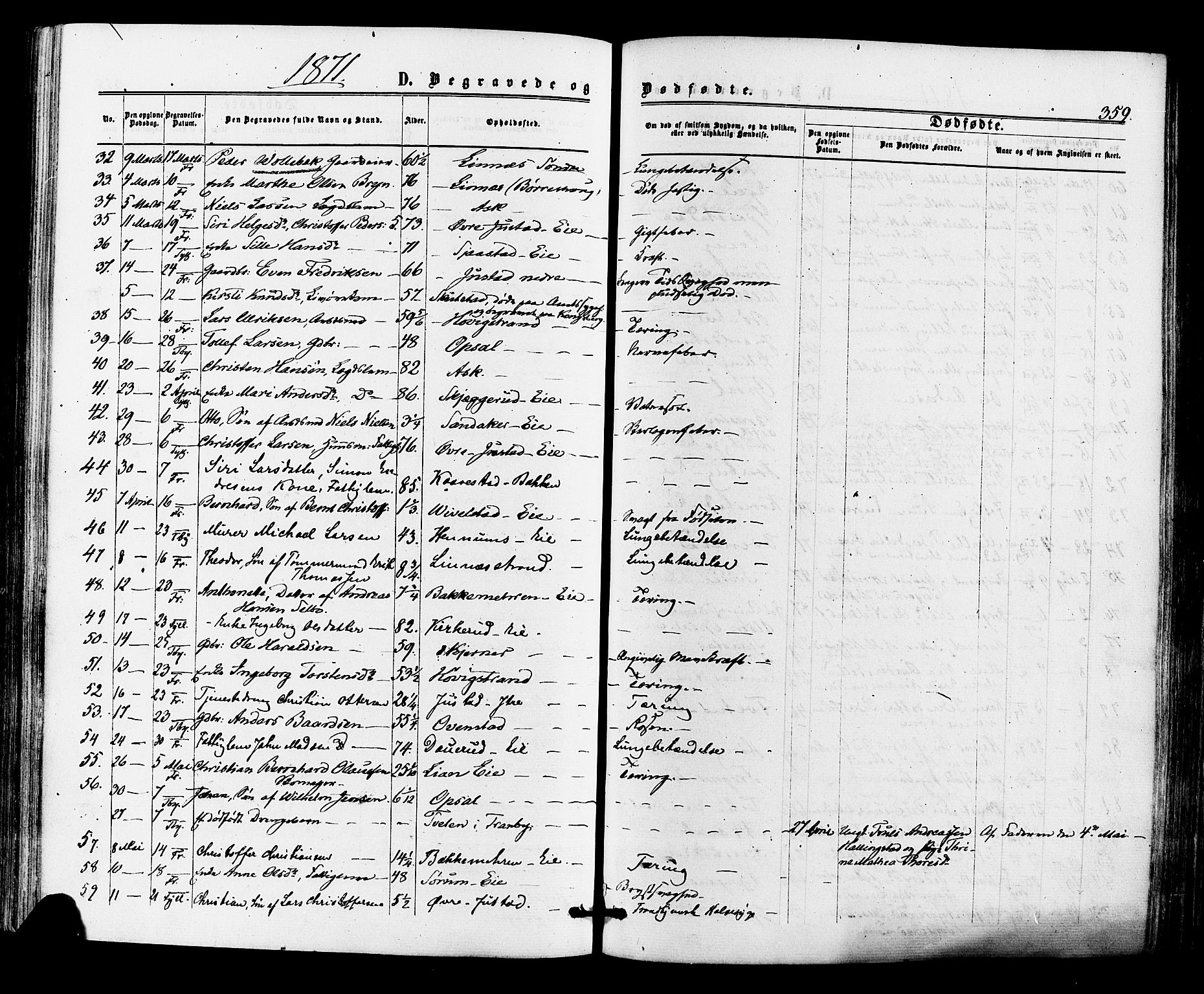 Lier kirkebøker, SAKO/A-230/F/Fa/L0013: Parish register (official) no. I 13, 1865-1874, p. 359