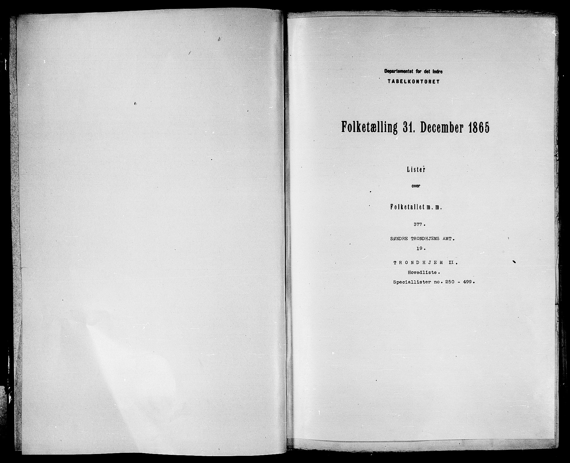 RA, 1865 census for Trondheim, 1865, p. 537