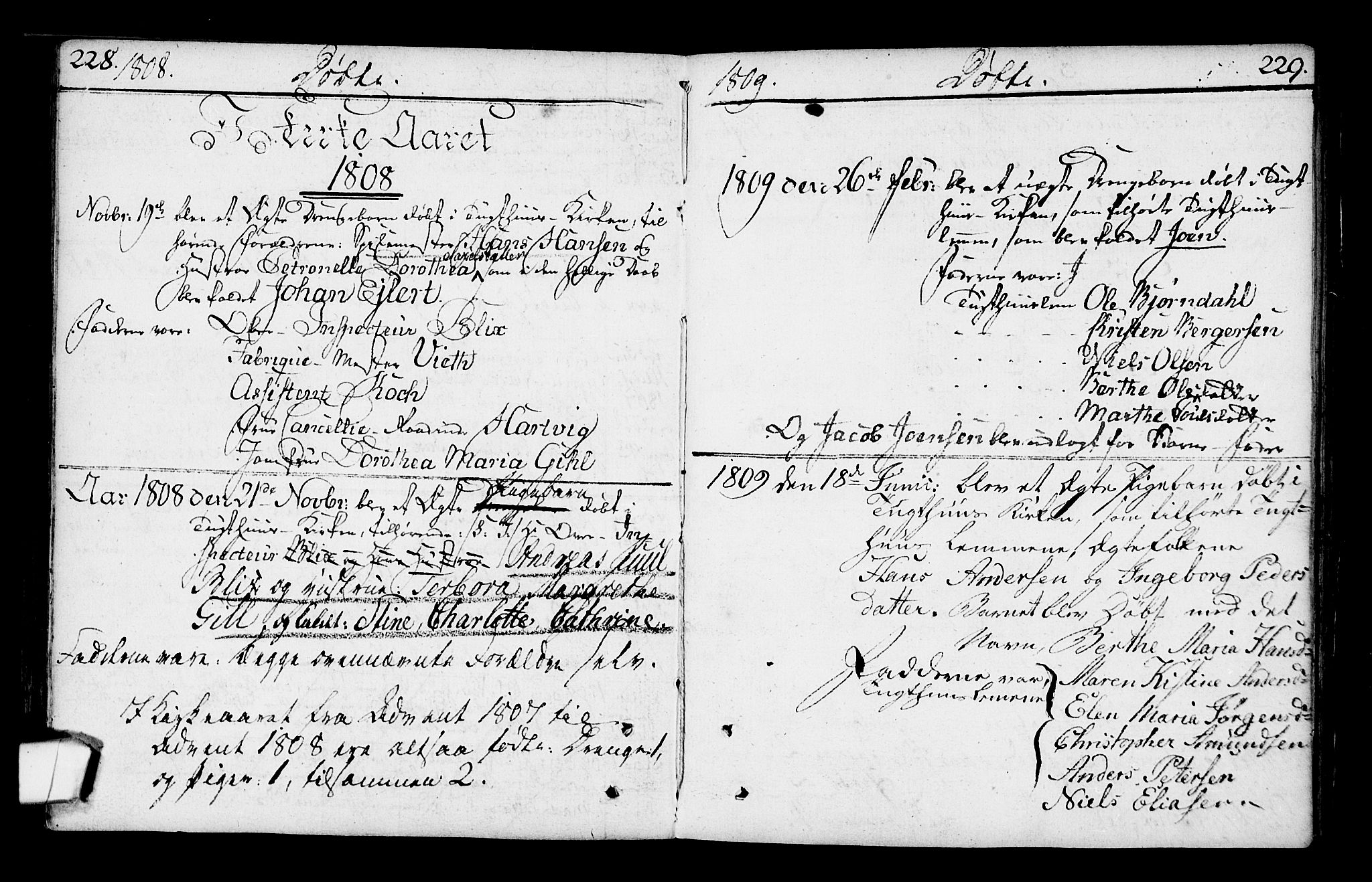 Kristiania tukthusprest Kirkebøker, SAO/A-10881/F/Fa/L0001: Parish register (official) no. 1, 1758-1828, p. 228-229