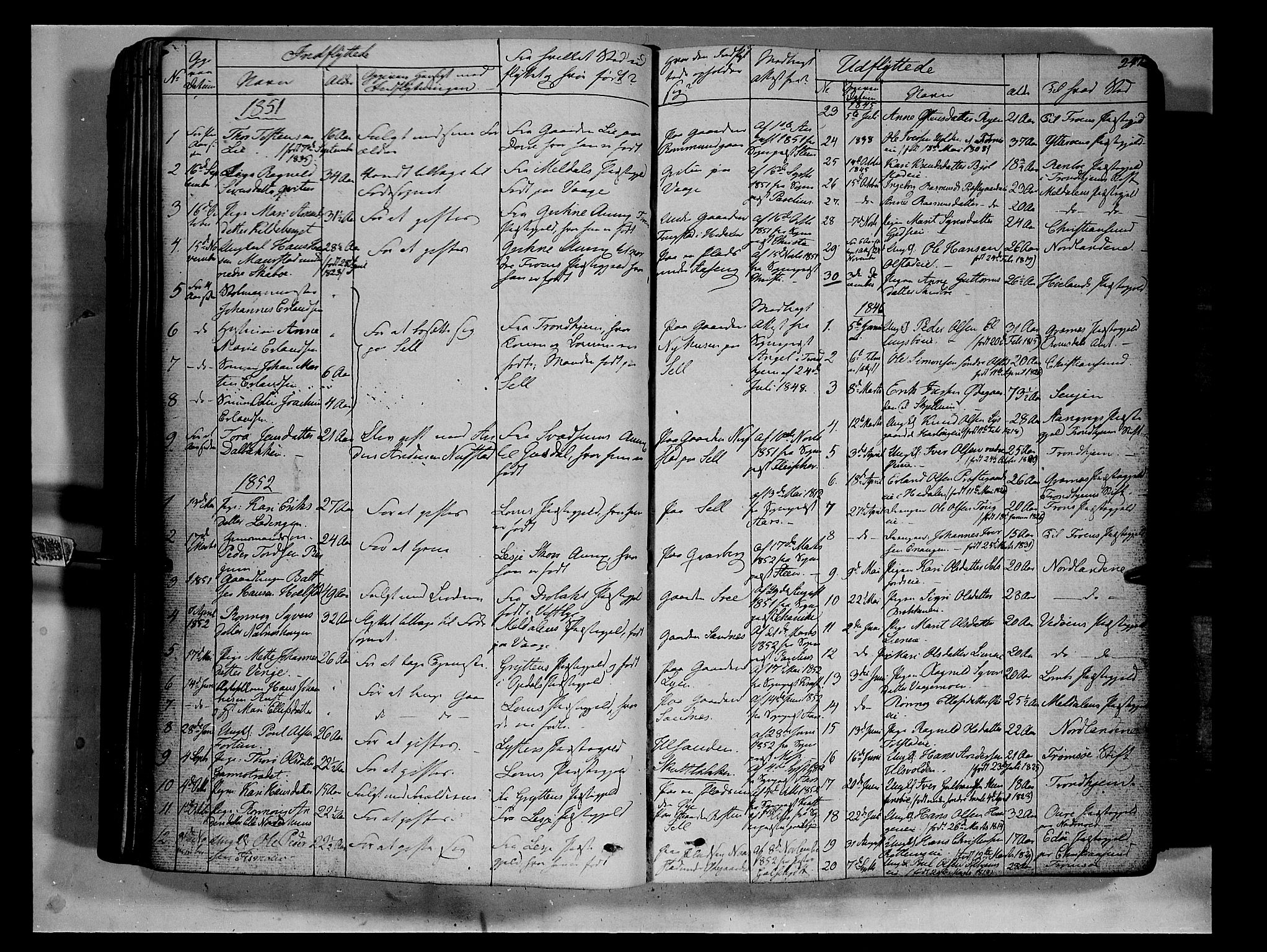 Vågå prestekontor, SAH/PREST-076/H/Ha/Haa/L0005: Parish register (official) no. 5 /1, 1842-1856, p. 247