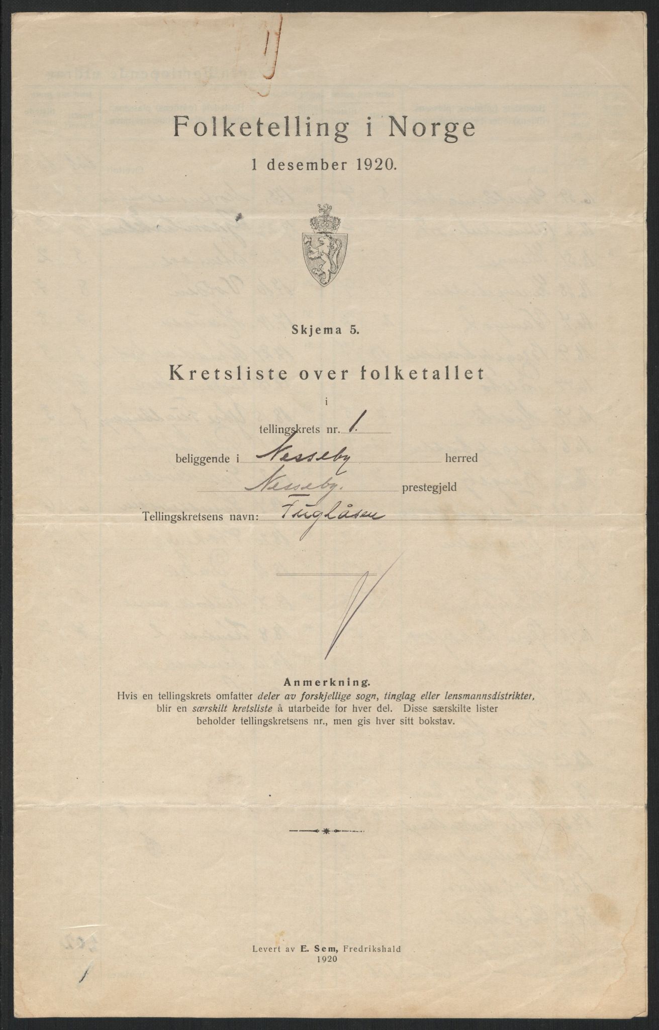 SATØ, 1920 census for Nesseby, 1920, p. 10