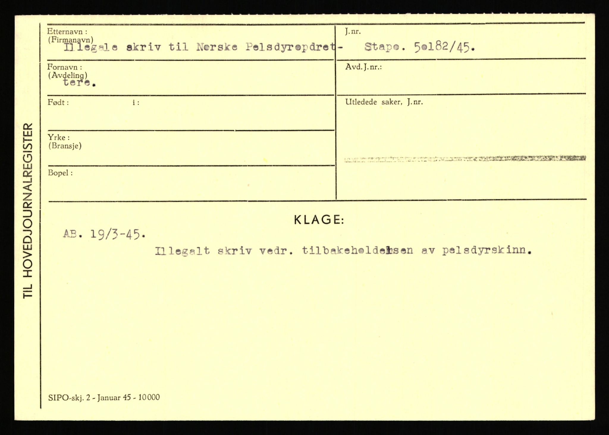 Statspolitiet - Hovedkontoret / Osloavdelingen, AV/RA-S-1329/C/Ca/L0007: Hol - Joelsen, 1943-1945, p. 2172