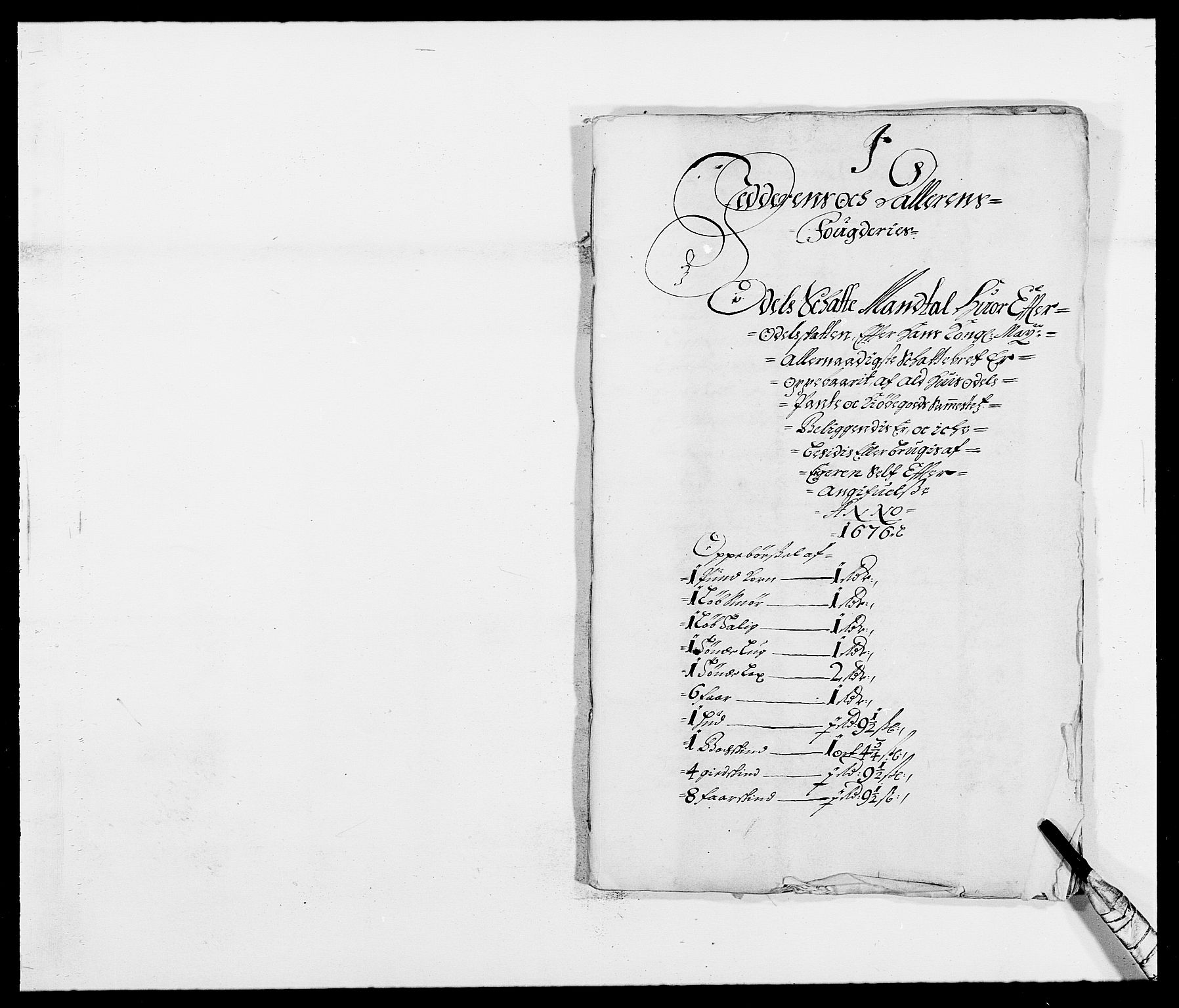 Rentekammeret inntil 1814, Reviderte regnskaper, Fogderegnskap, AV/RA-EA-4092/R46/L2716: Fogderegnskap Jæren og Dalane, 1676, p. 287