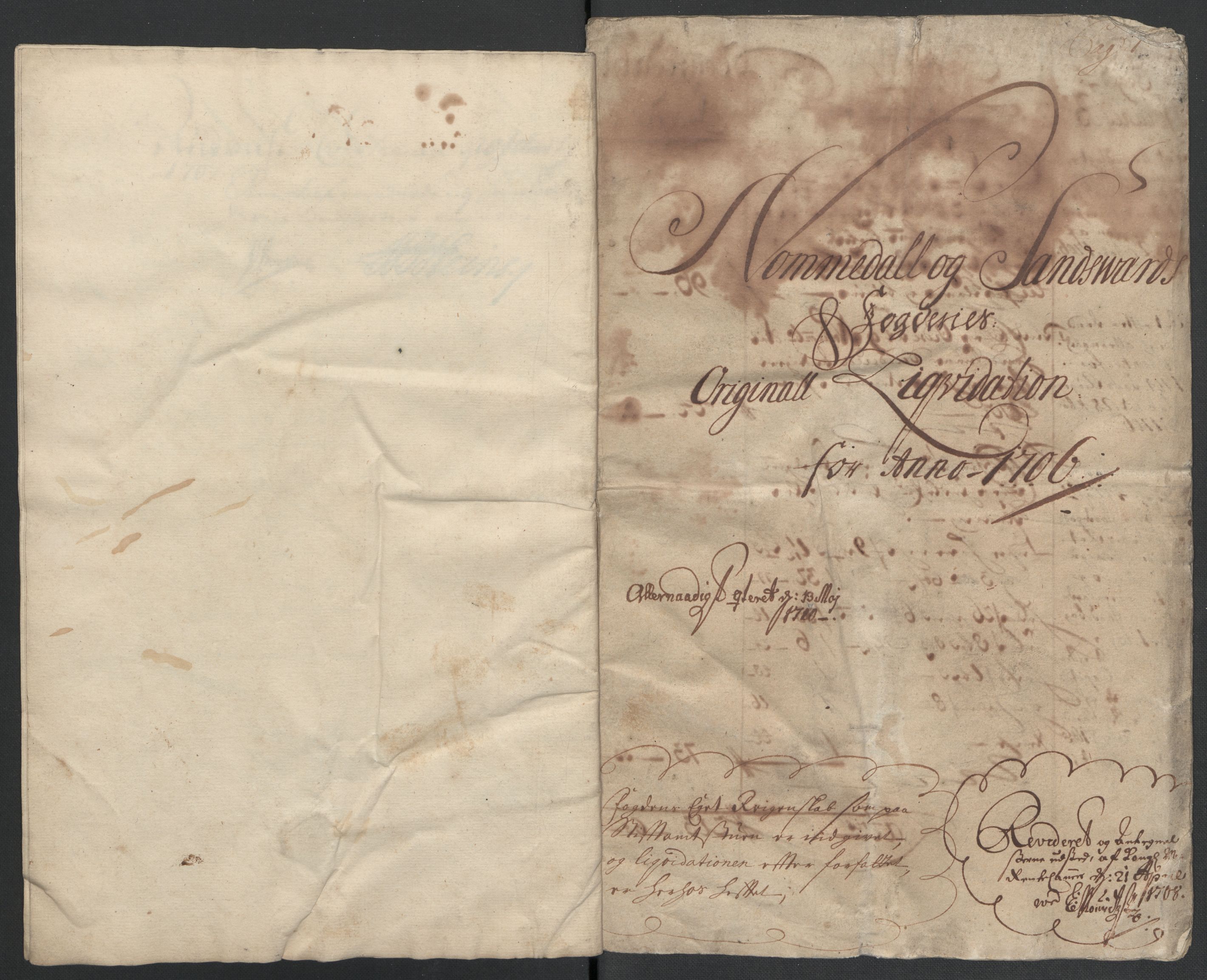 Rentekammeret inntil 1814, Reviderte regnskaper, Fogderegnskap, AV/RA-EA-4092/R24/L1583: Fogderegnskap Numedal og Sandsvær, 1705-1706, p. 216