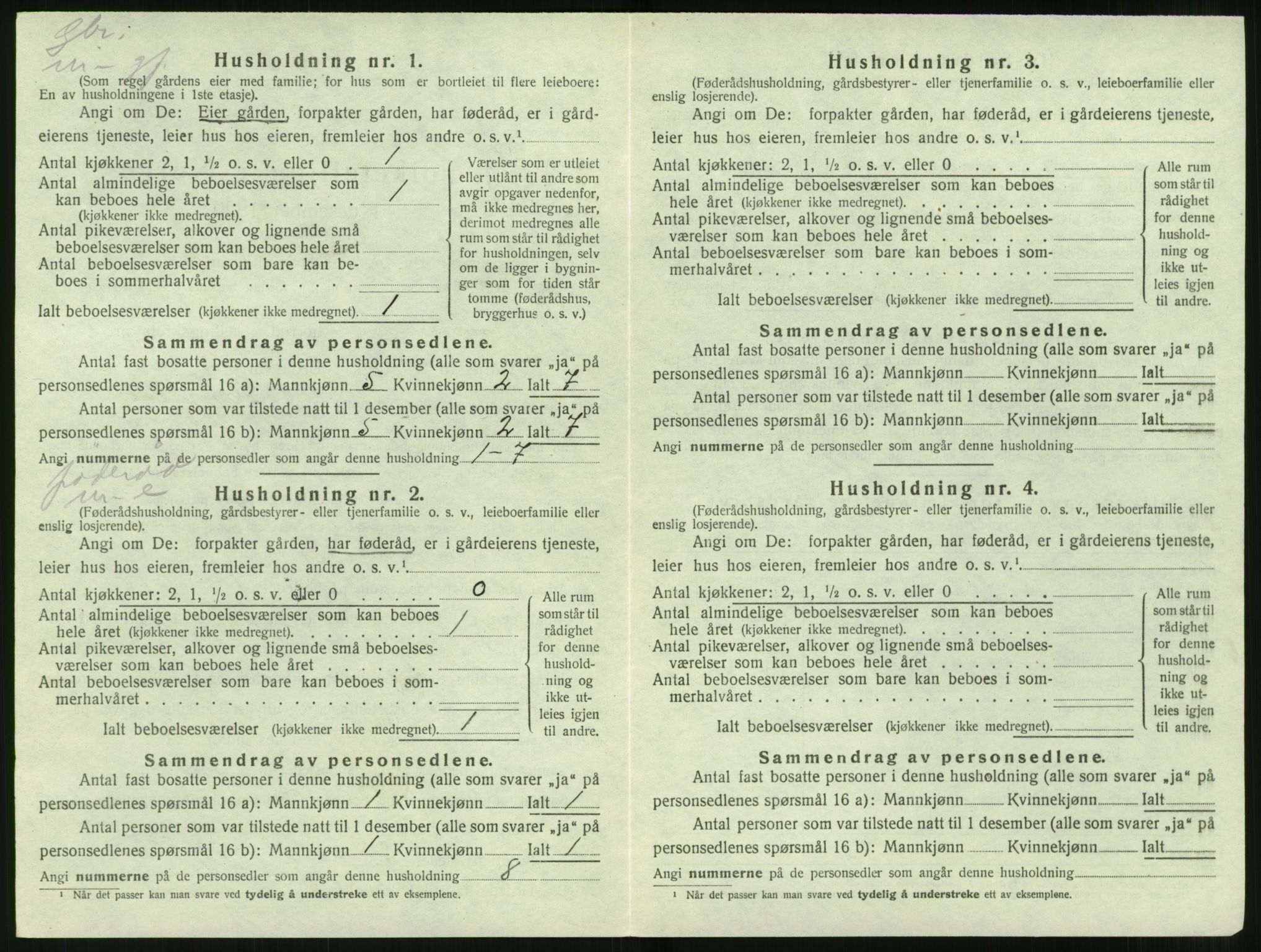 SAT, 1920 census for Hjørundfjord, 1920, p. 470