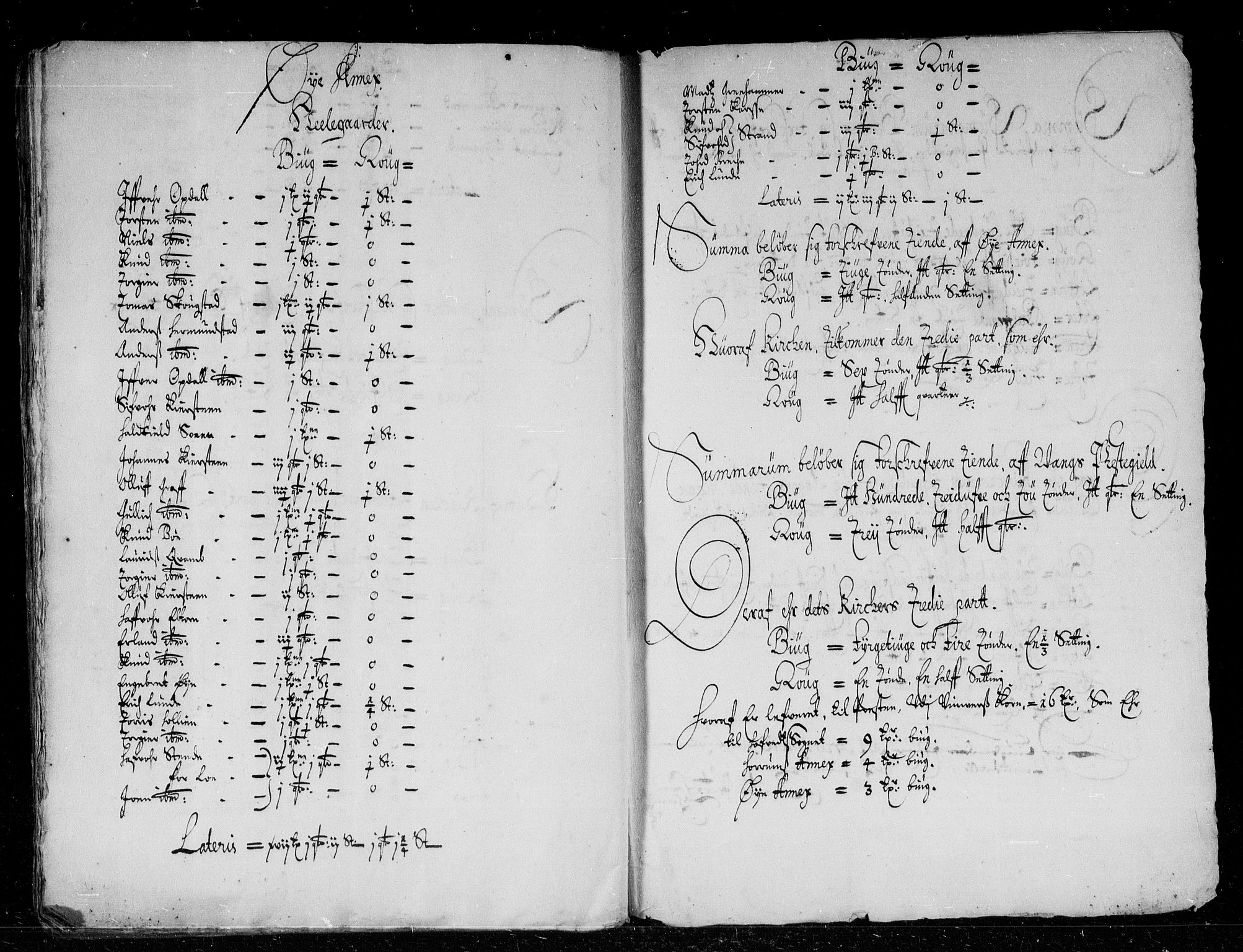 Rentekammeret inntil 1814, Reviderte regnskaper, Stiftamtstueregnskaper, Landkommissariatet på Akershus og Akershus stiftamt, AV/RA-EA-5869/R/Rb/L0034: Akershus stiftamt, 1666