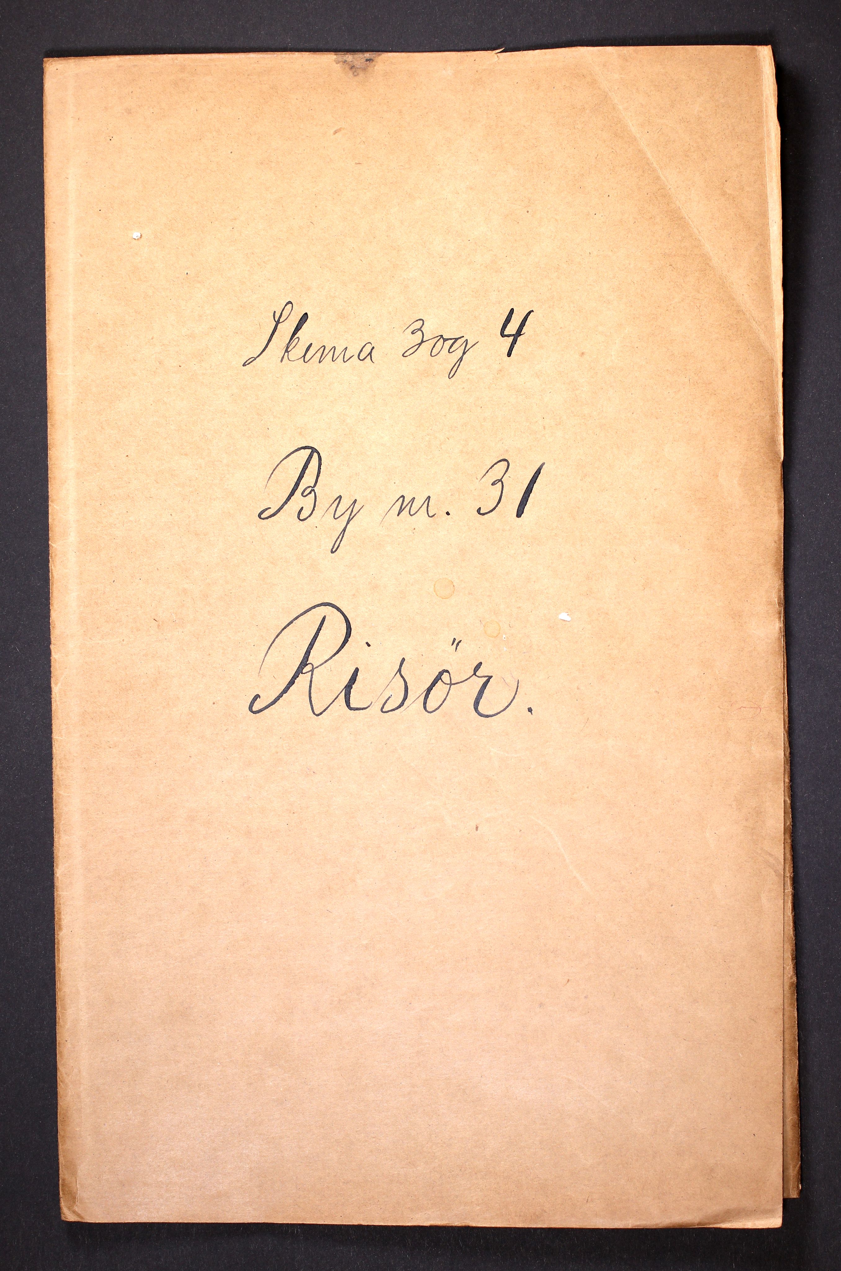 RA, 1910 census for Risør, 1910, p. 1