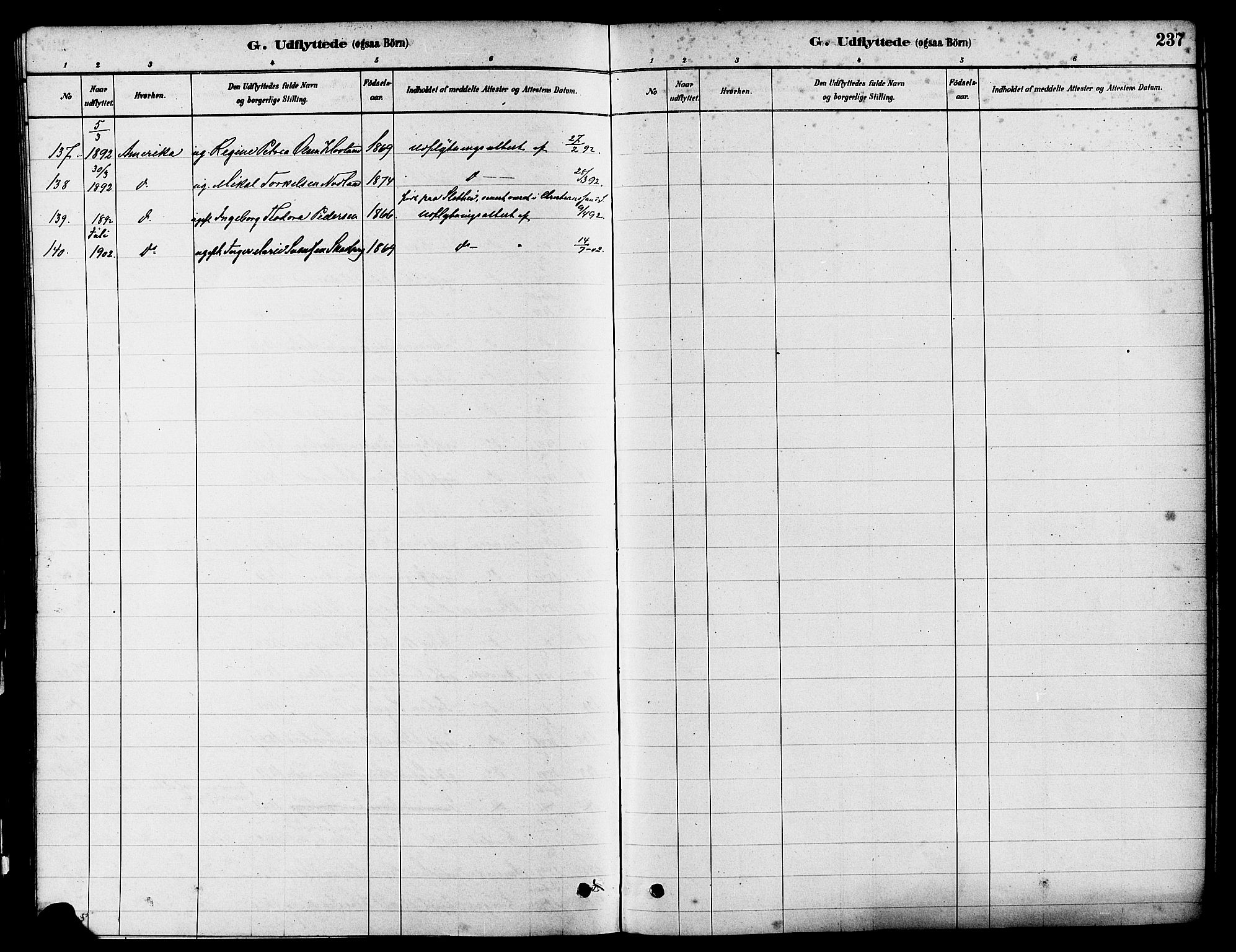 Eigersund sokneprestkontor, AV/SAST-A-101807/S08/L0017: Parish register (official) no. A 14, 1879-1892, p. 237