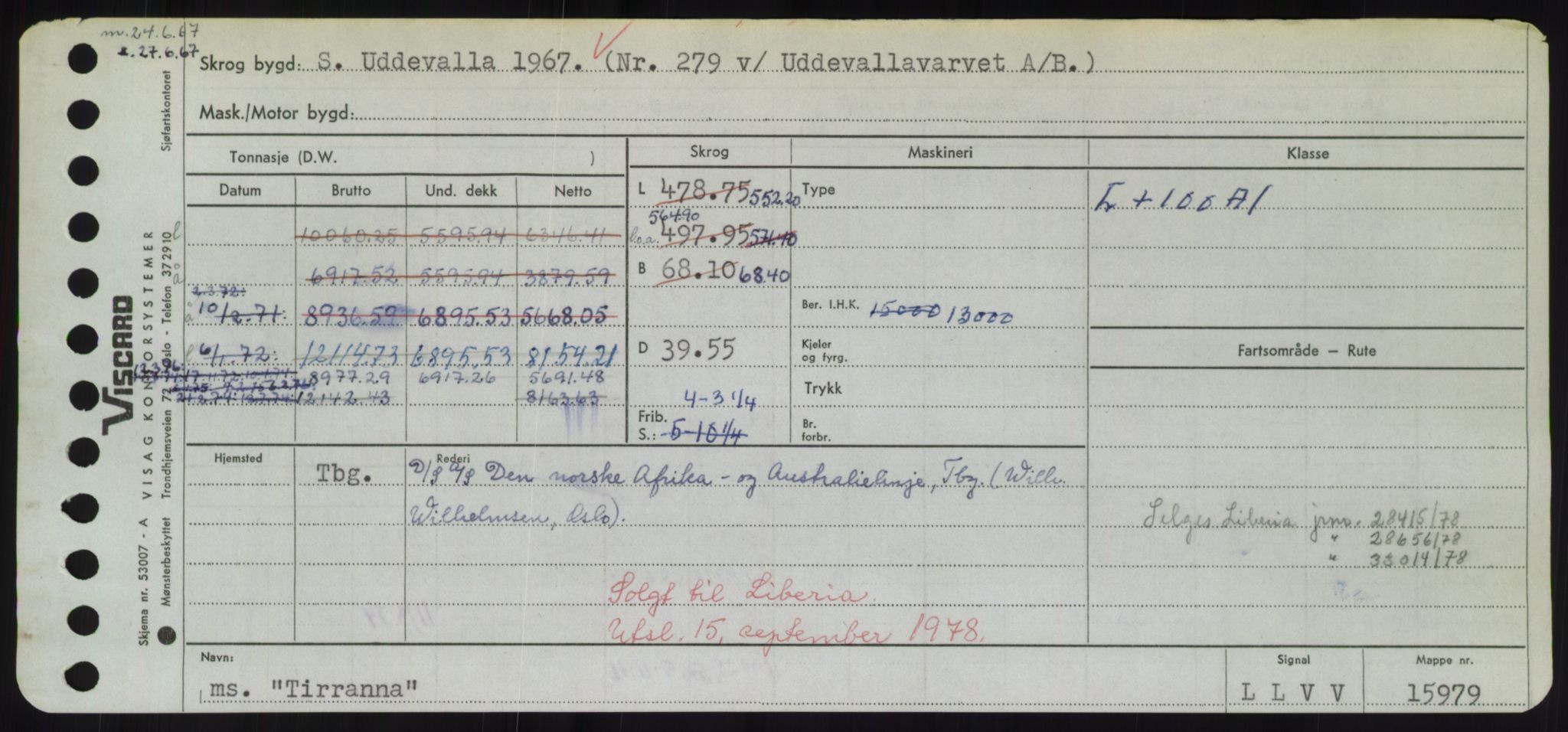 Sjøfartsdirektoratet med forløpere, Skipsmålingen, AV/RA-S-1627/H/Hd/L0039: Fartøy, Ti-Tø, p. 71