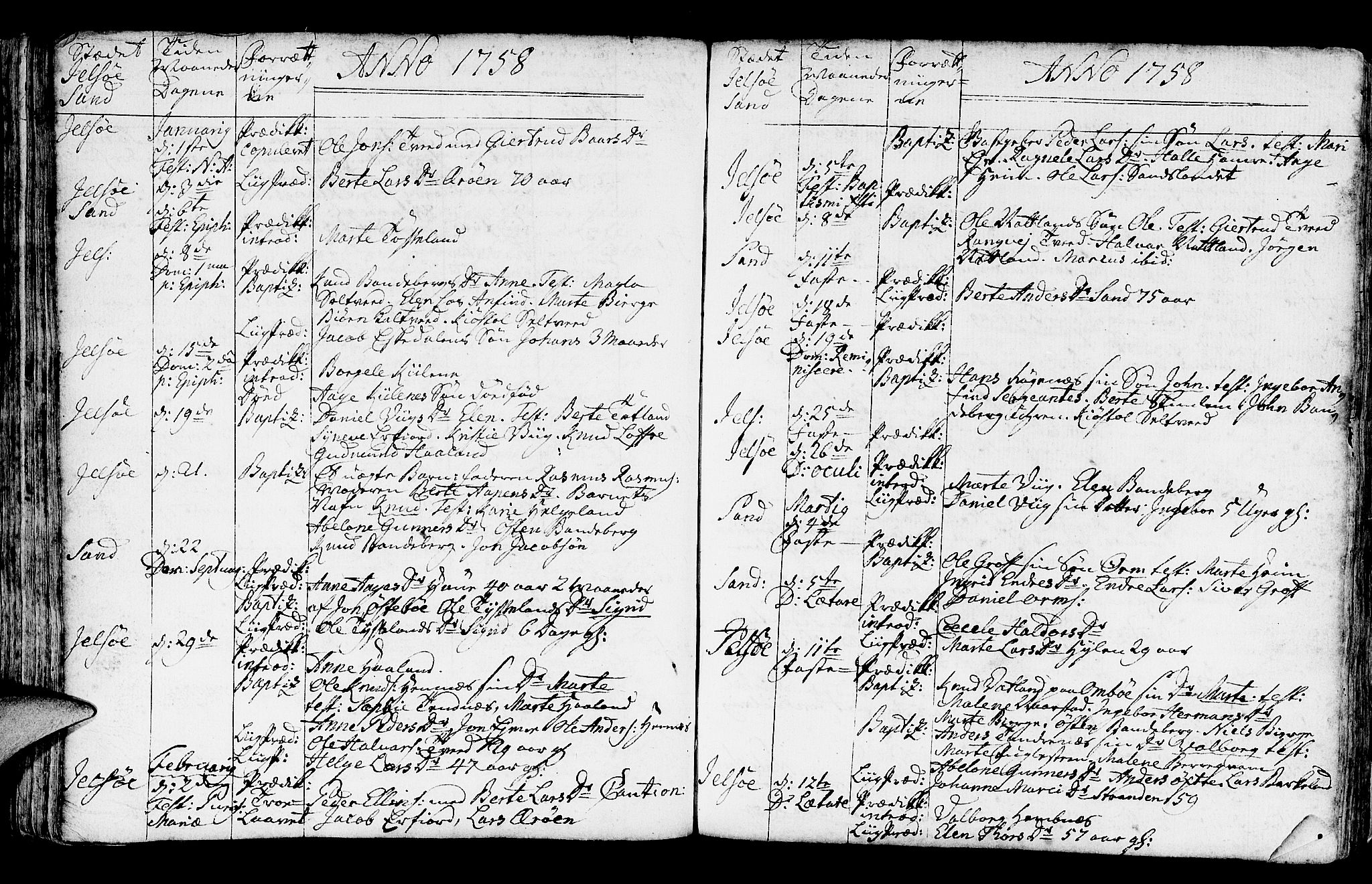 Jelsa sokneprestkontor, AV/SAST-A-101842/01/IV: Parish register (official) no. A 2, 1753-1767