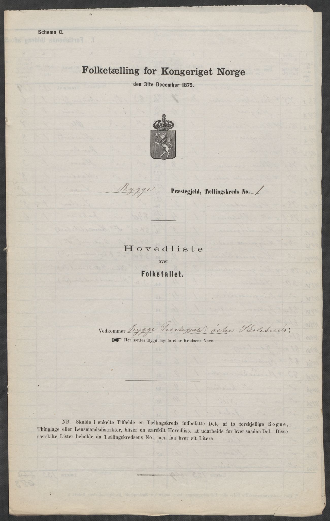 RA, 1875 census for 0136P Rygge, 1875, p. 4