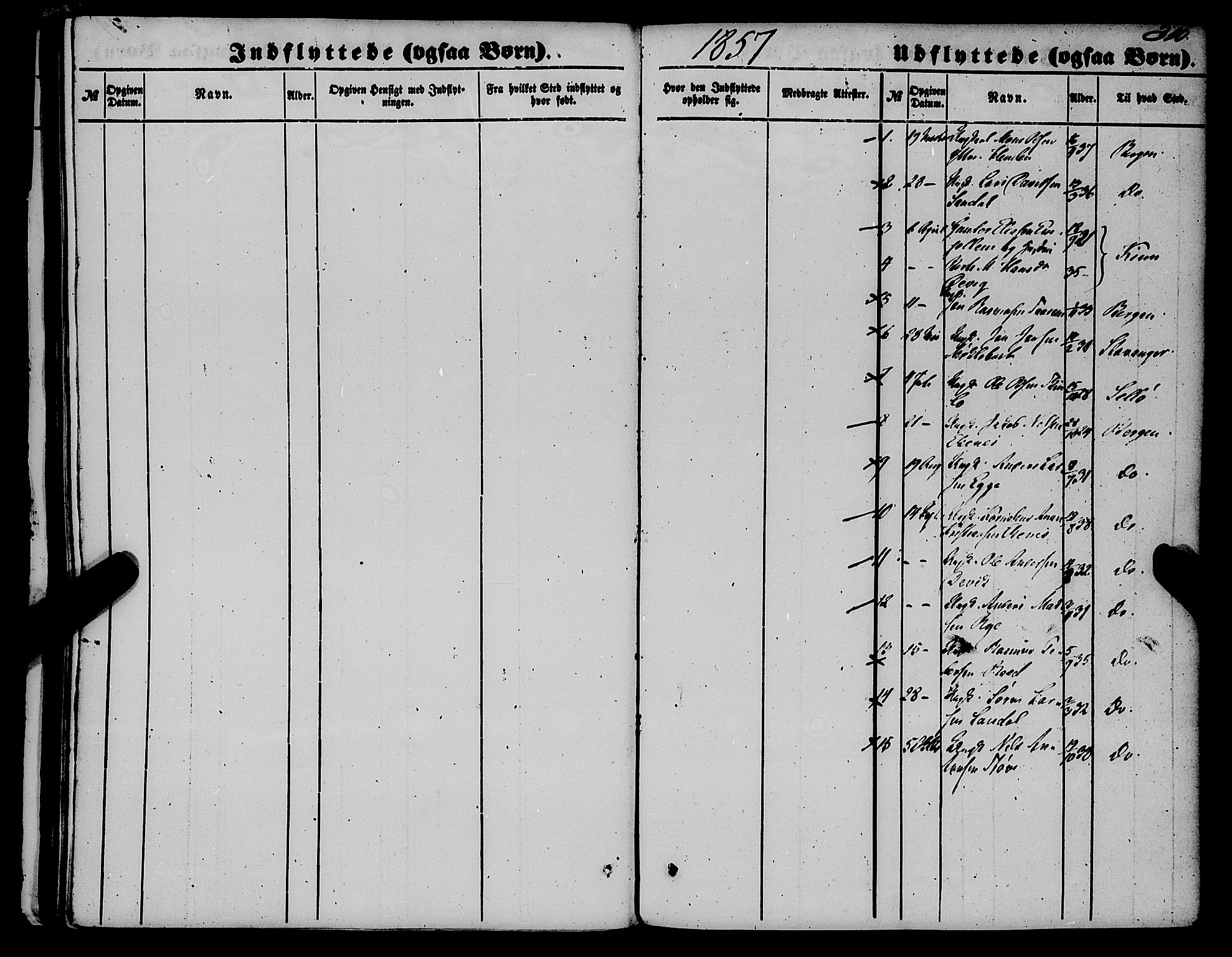 Gloppen sokneprestembete, SAB/A-80101/H/Haa/Haaa/L0009: Parish register (official) no. A 9, 1855-1870, p. 310