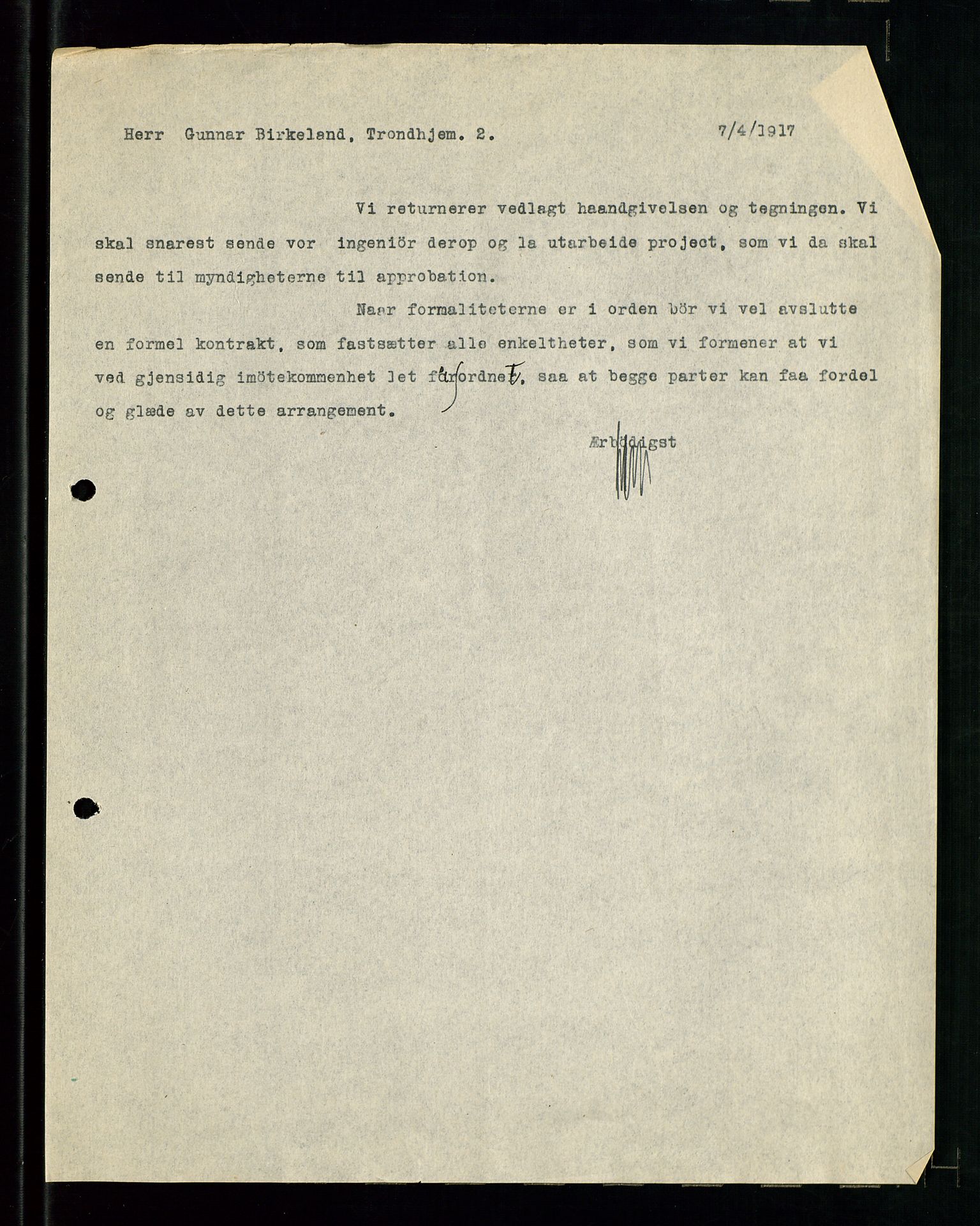 Pa 1521 - A/S Norske Shell, AV/SAST-A-101915/E/Ea/Eaa/L0001: Sjefskorrespondanse, 1917, p. 691