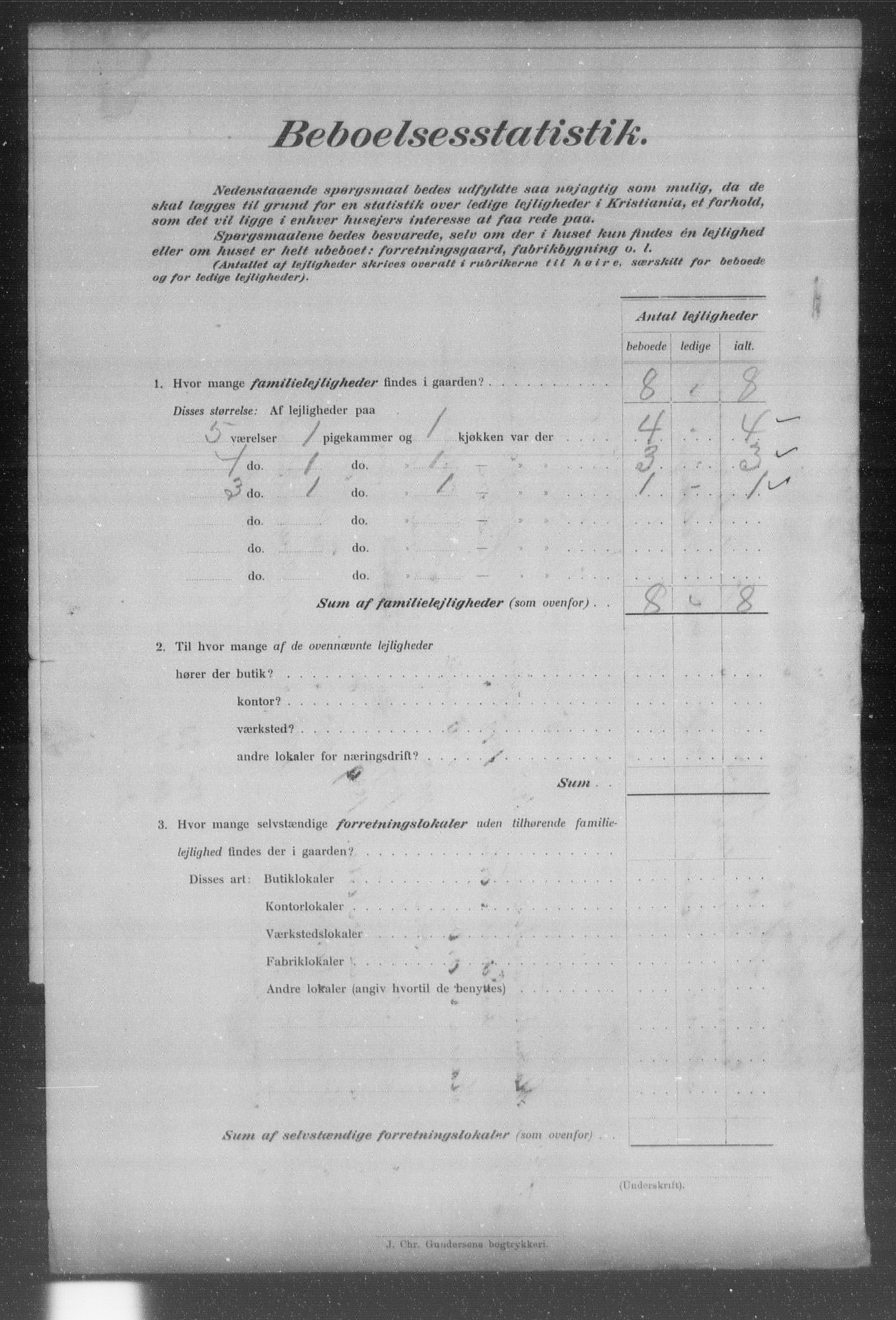 OBA, Municipal Census 1903 for Kristiania, 1903, p. 19663