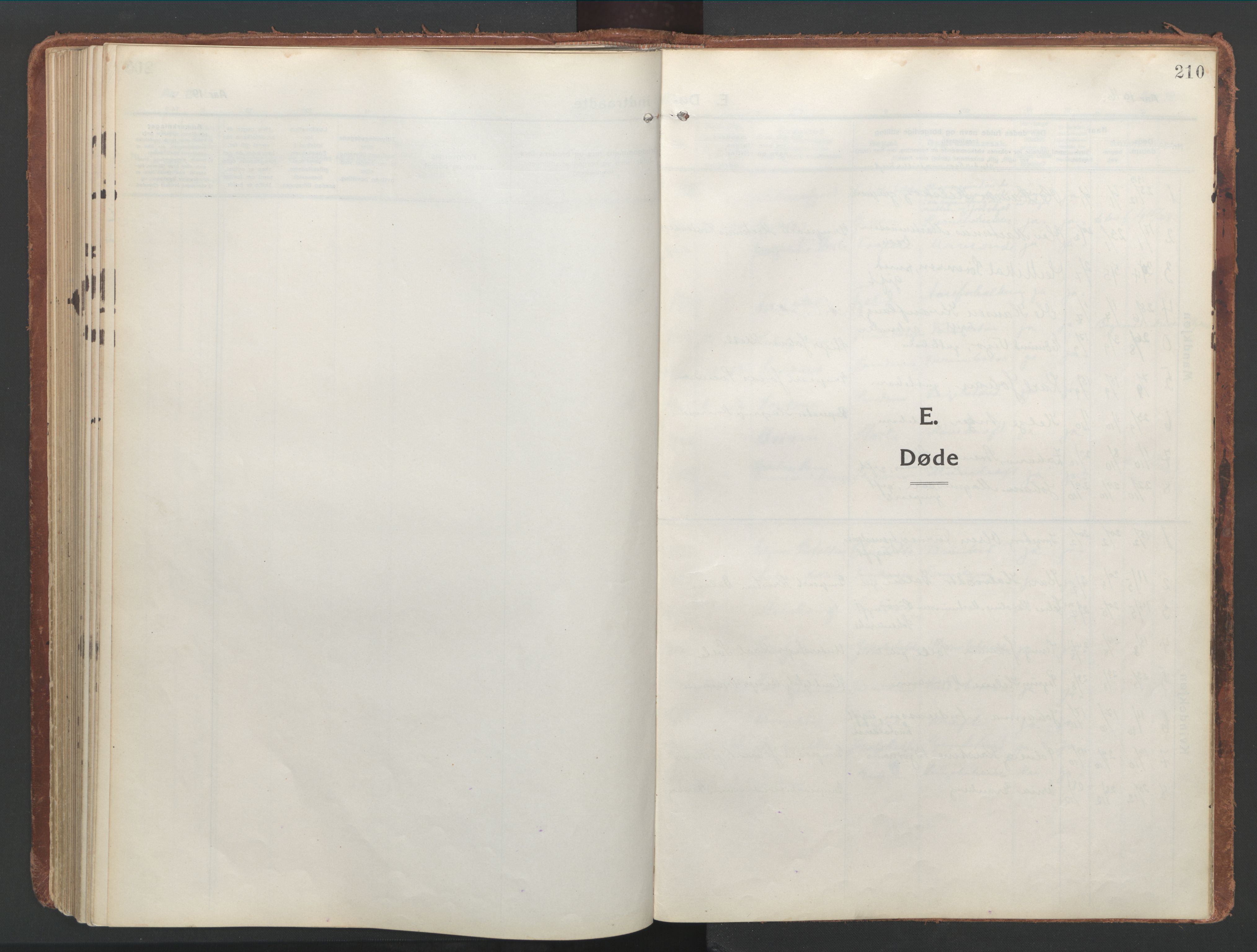 Ministerialprotokoller, klokkerbøker og fødselsregistre - Nordland, AV/SAT-A-1459/850/L0715: Curate's parish register no. 850B05, 1913-1924, p. 210