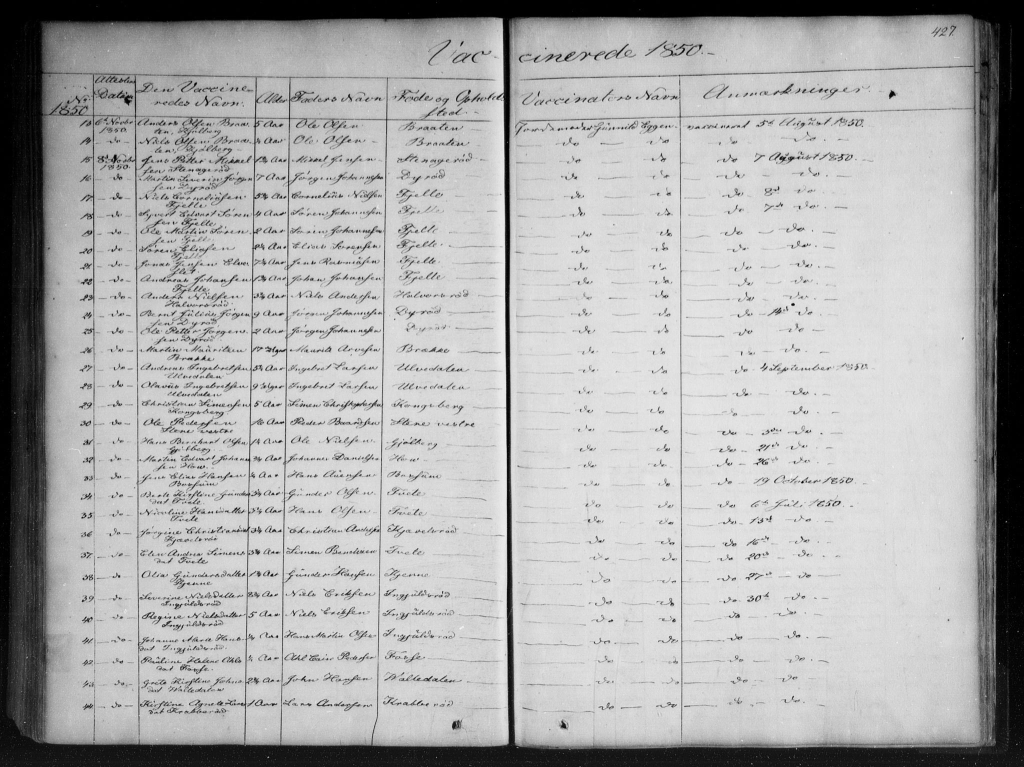 Onsøy prestekontor Kirkebøker, SAO/A-10914/F/Fa/L0003: Parish register (official) no. I 3, 1841-1860, p. 427