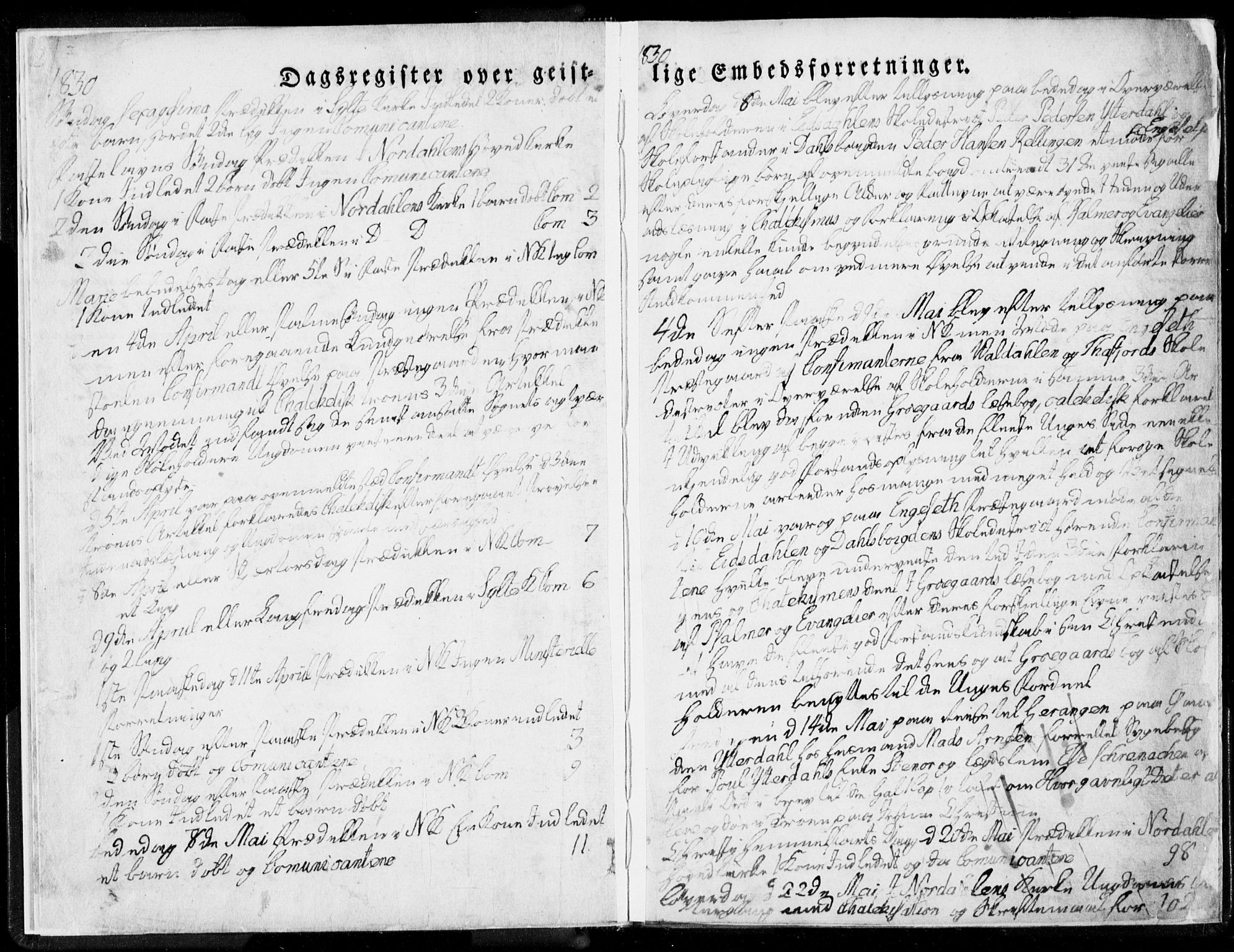 Ministerialprotokoller, klokkerbøker og fødselsregistre - Møre og Romsdal, SAT/A-1454/519/L0247: Parish register (official) no. 519A06, 1827-1846, p. 2