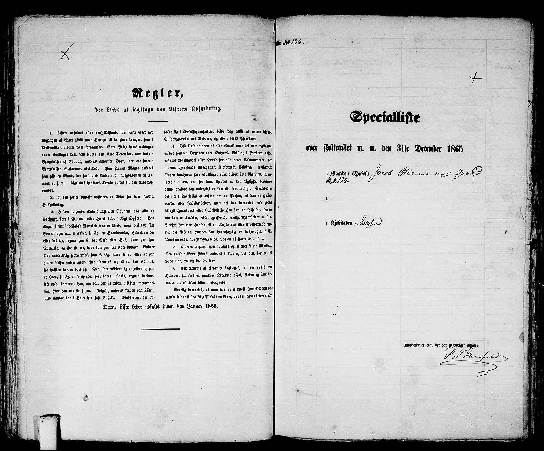 RA, 1865 census for Ålesund, 1865, p. 287