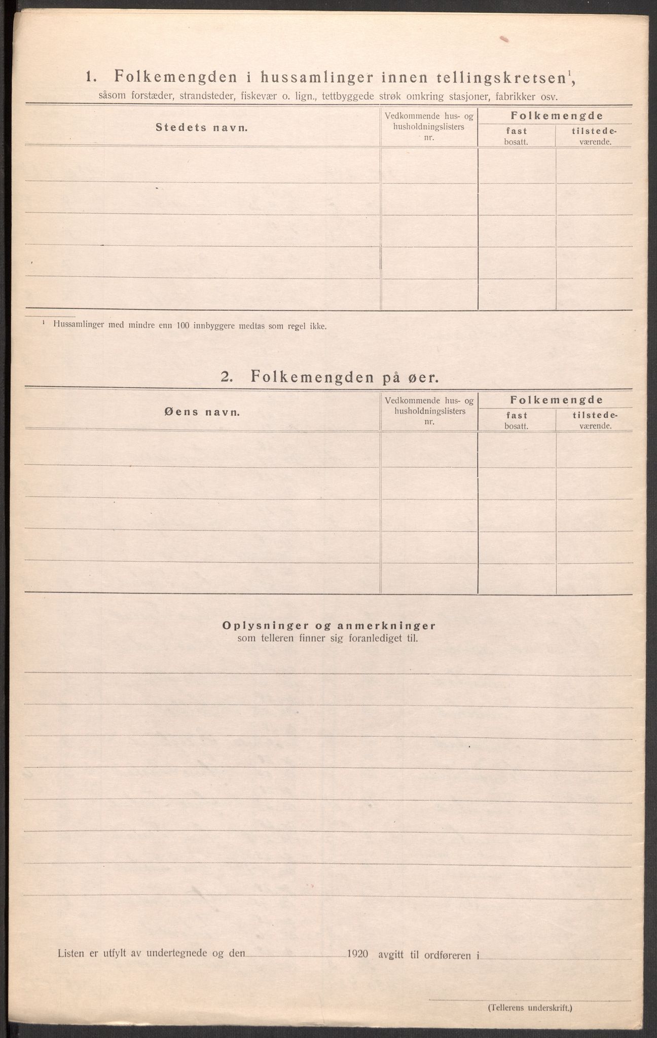 SAST, 1920 census for Hetland, 1920, p. 95