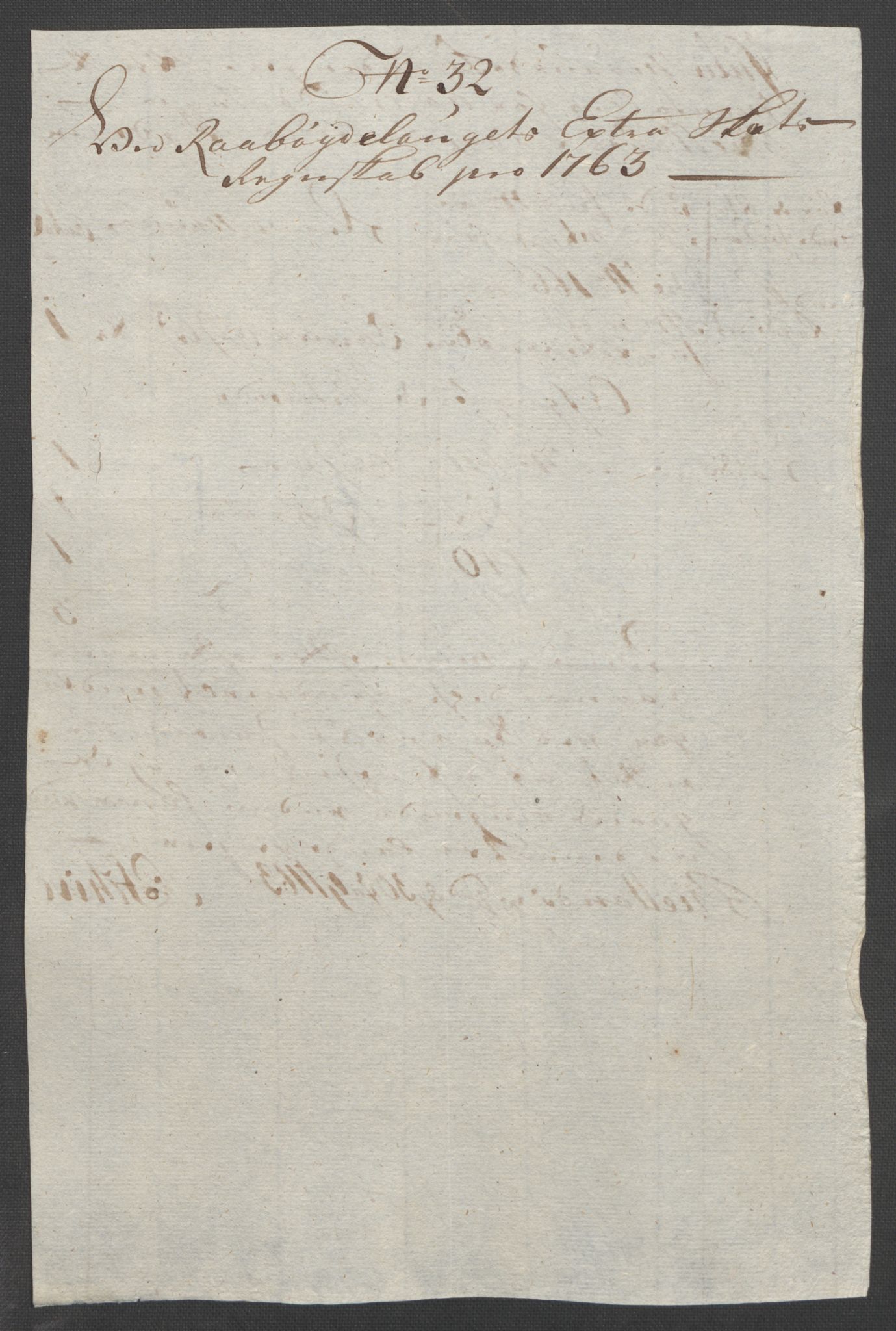 Rentekammeret inntil 1814, Reviderte regnskaper, Fogderegnskap, AV/RA-EA-4092/R40/L2517: Ekstraskatten Råbyggelag, 1762-1763, p. 357