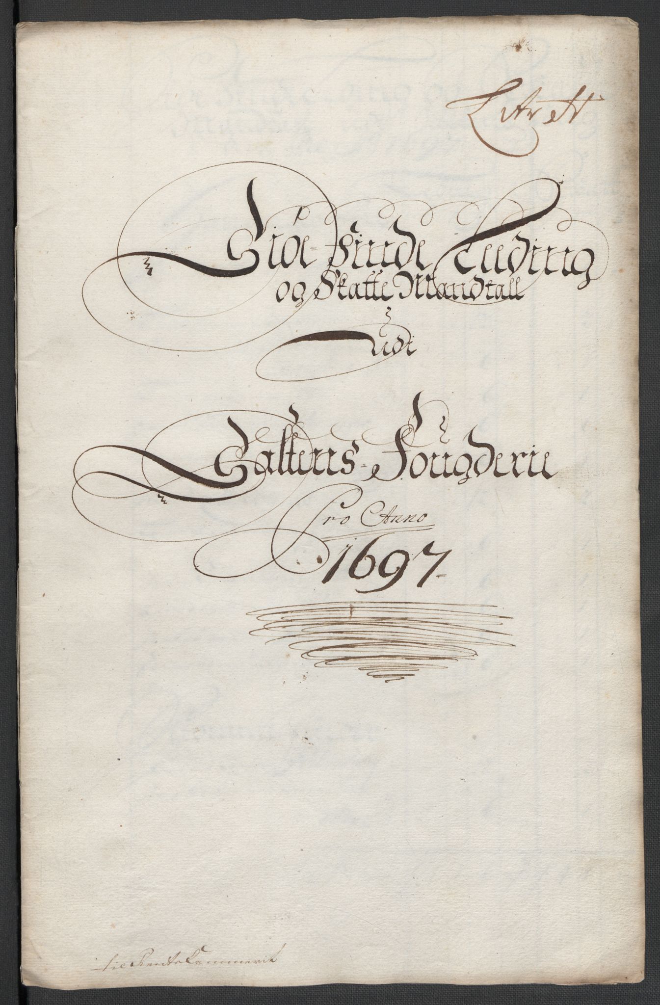 Rentekammeret inntil 1814, Reviderte regnskaper, Fogderegnskap, AV/RA-EA-4092/R66/L4579: Fogderegnskap Salten, 1697-1700, p. 98