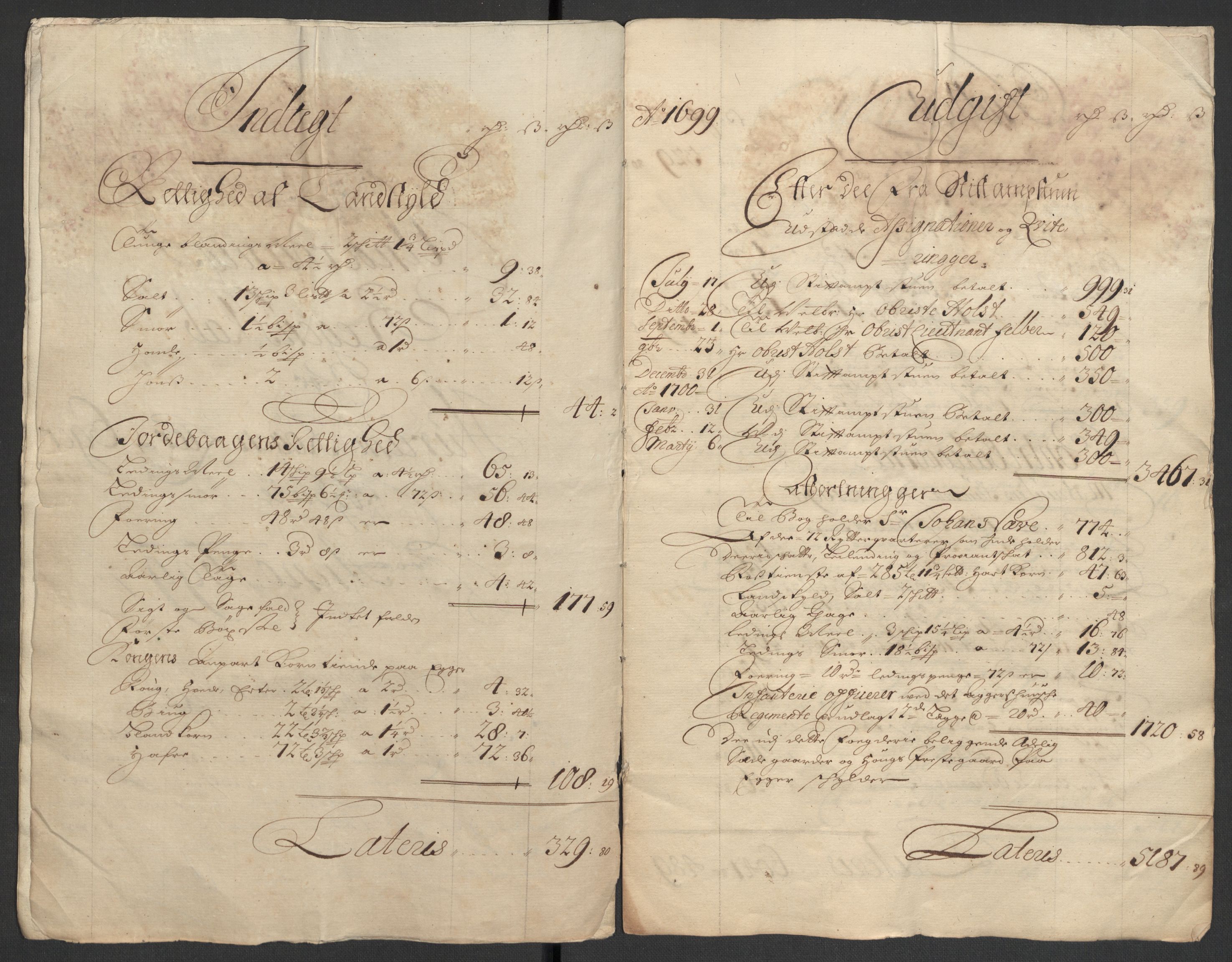 Rentekammeret inntil 1814, Reviderte regnskaper, Fogderegnskap, AV/RA-EA-4092/R30/L1696: Fogderegnskap Hurum, Røyken, Eiker og Lier, 1698-1699, p. 185