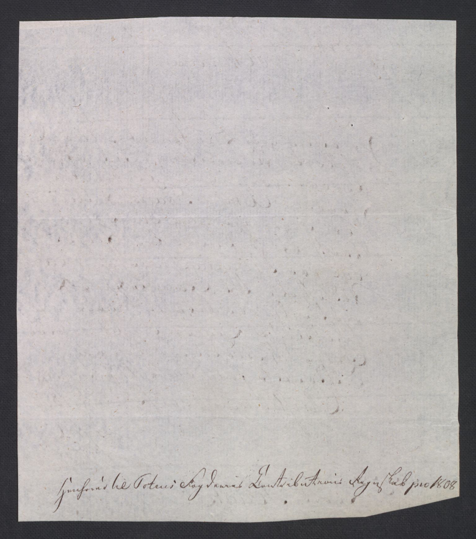 Rentekammeret inntil 1814, Reviderte regnskaper, Fogderegnskap, AV/RA-EA-4092/R19/L1396: Fogderegnskap Toten, Hadeland og Vardal, 1808, p. 484