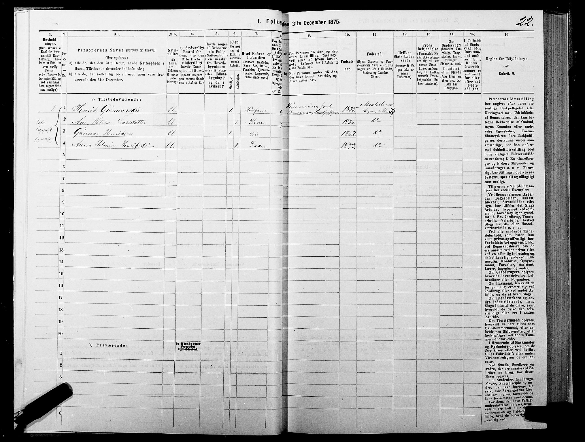 SATØ, 1875 census for 1924P Målselv, 1875, p. 2022