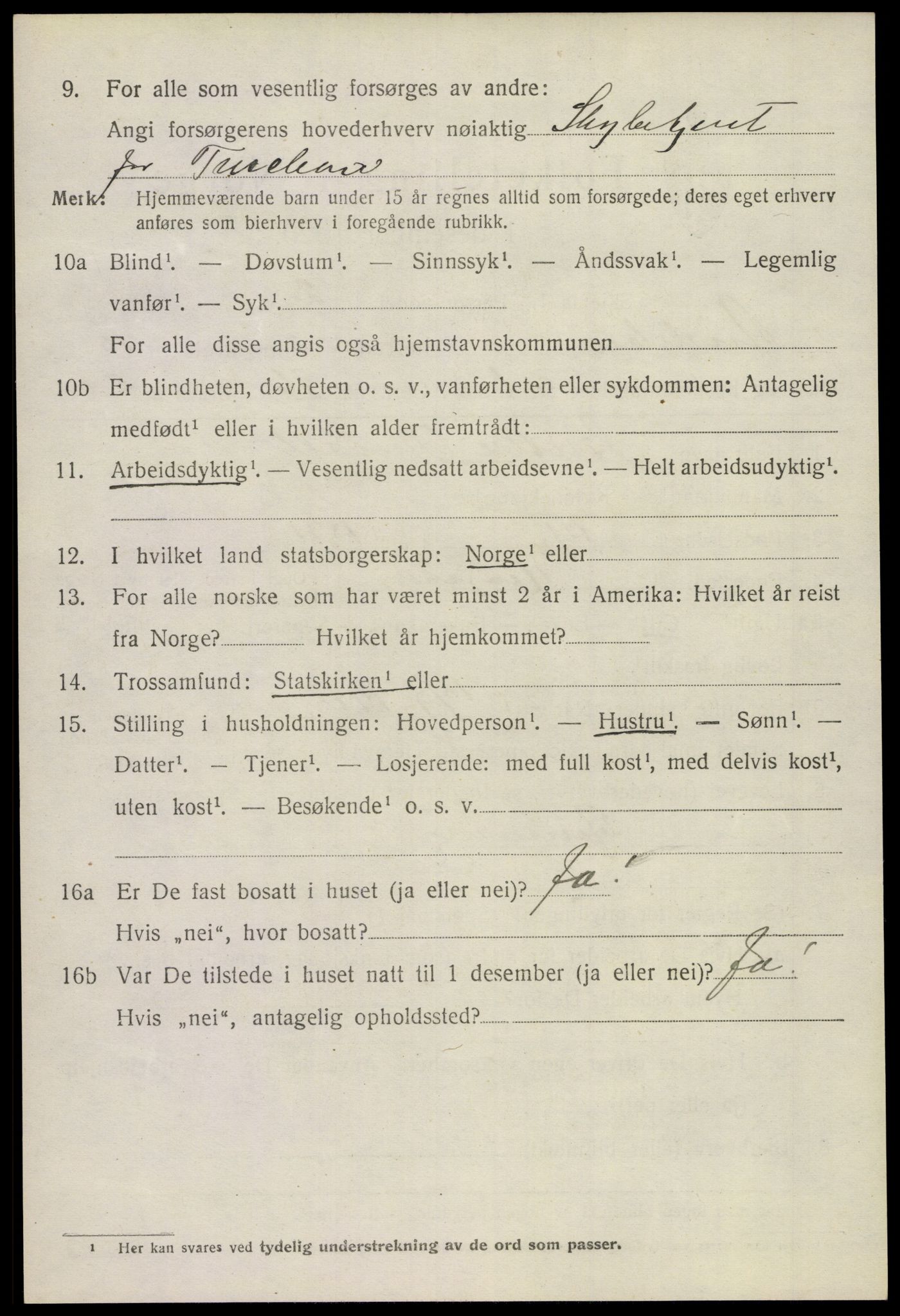 SAKO, 1920 census for Andebu, 1920, p. 5341