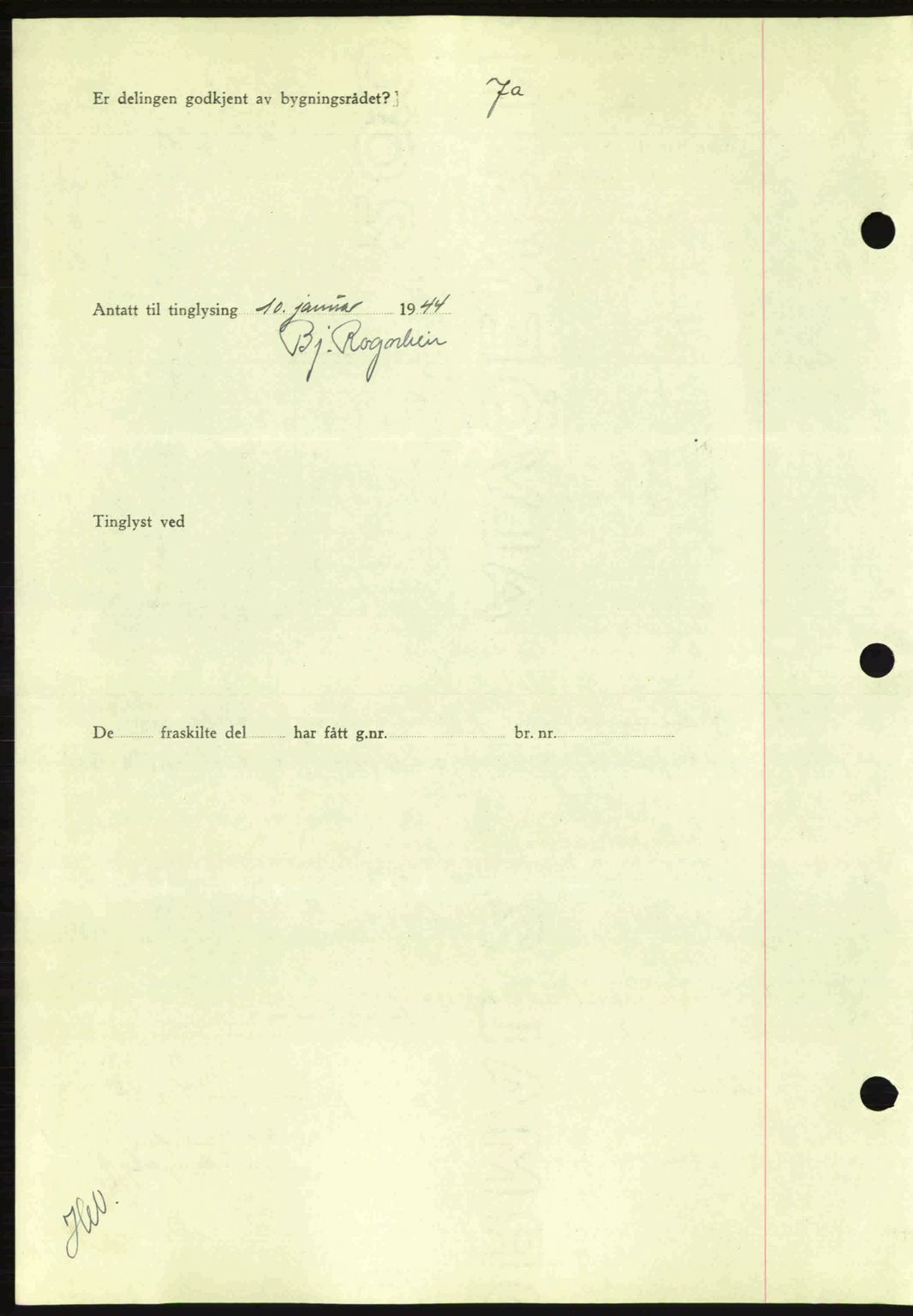 Salten sorenskriveri, SAT/A-4578/1/2/2C: Mortgage book no. A14-15, 1943-1945, Diary no: : 33/1944